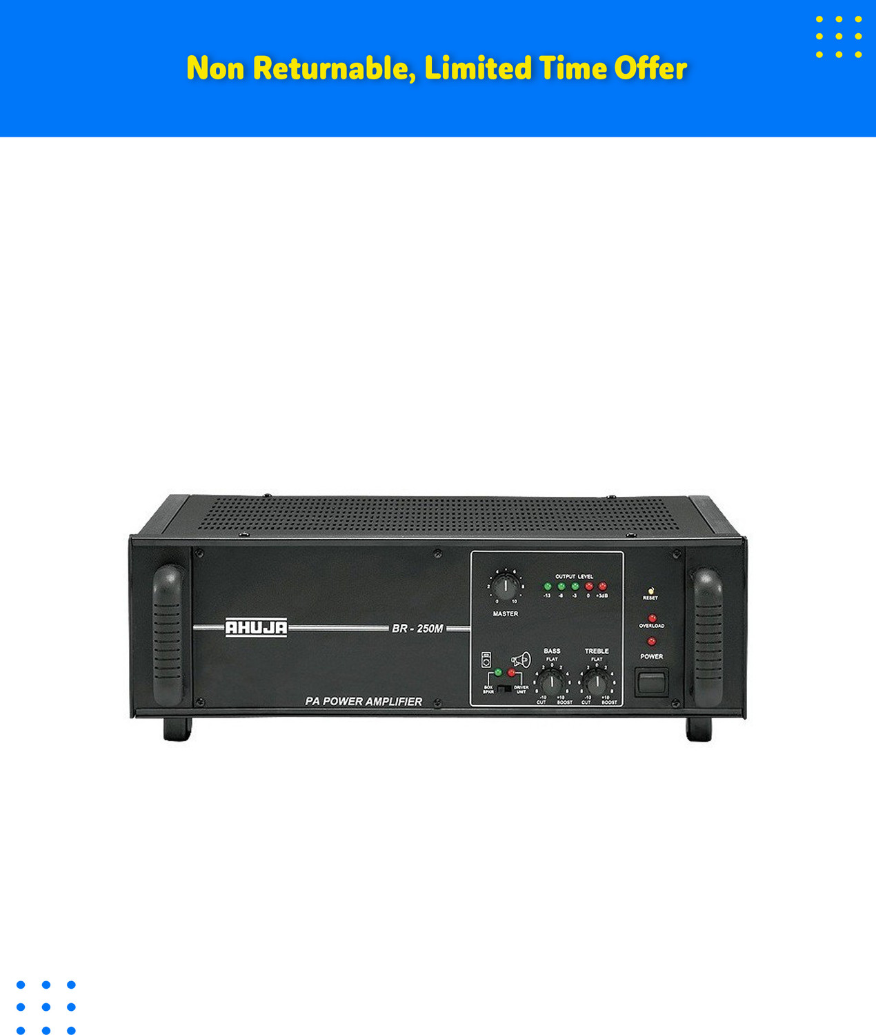 Image of Ahuja BR 250 250 W AV Power Amplifier