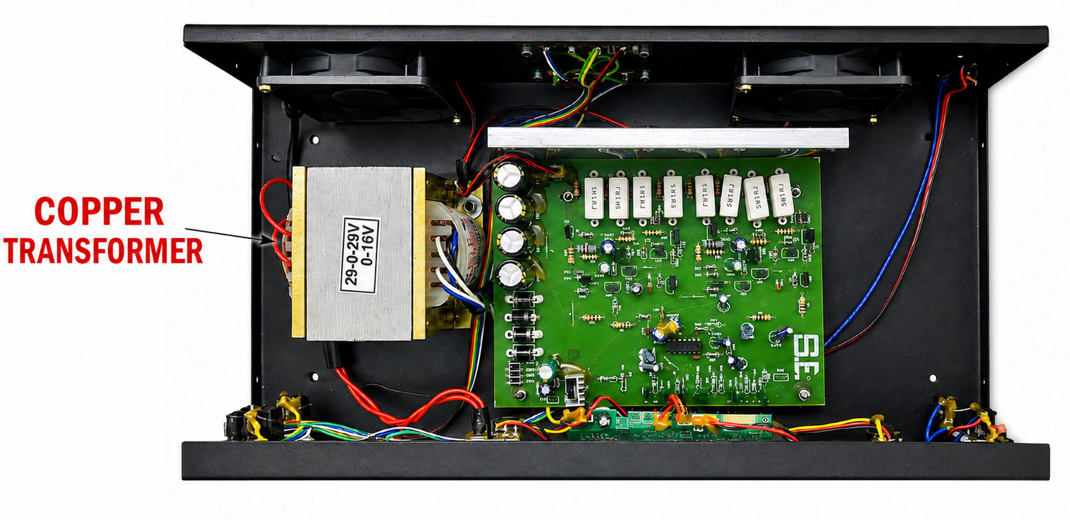 Image of JS PRO JP 8008 Amplifier 200 W AV Control Amplifier