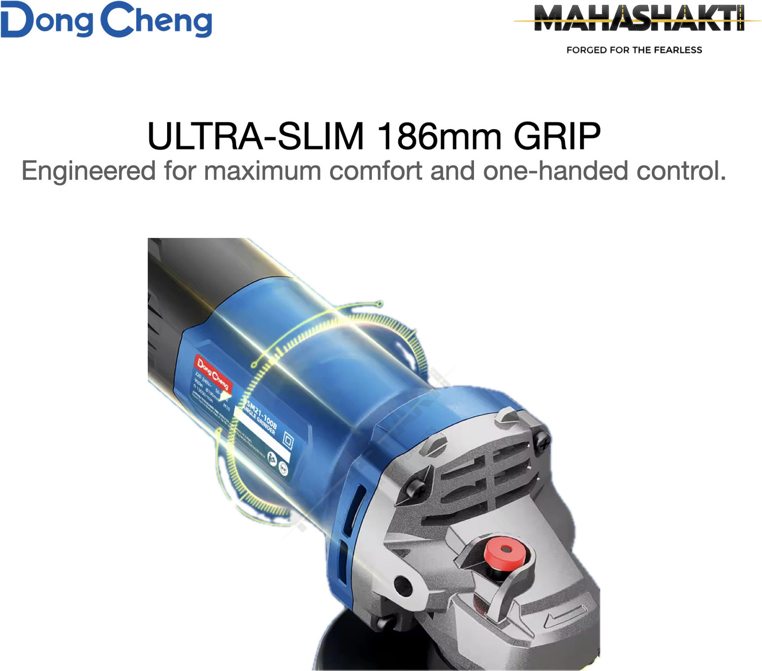 Image of DONGCHENNG DongCheng DSM21-100 900Watts Heavy Duty Electric Angle Grinder