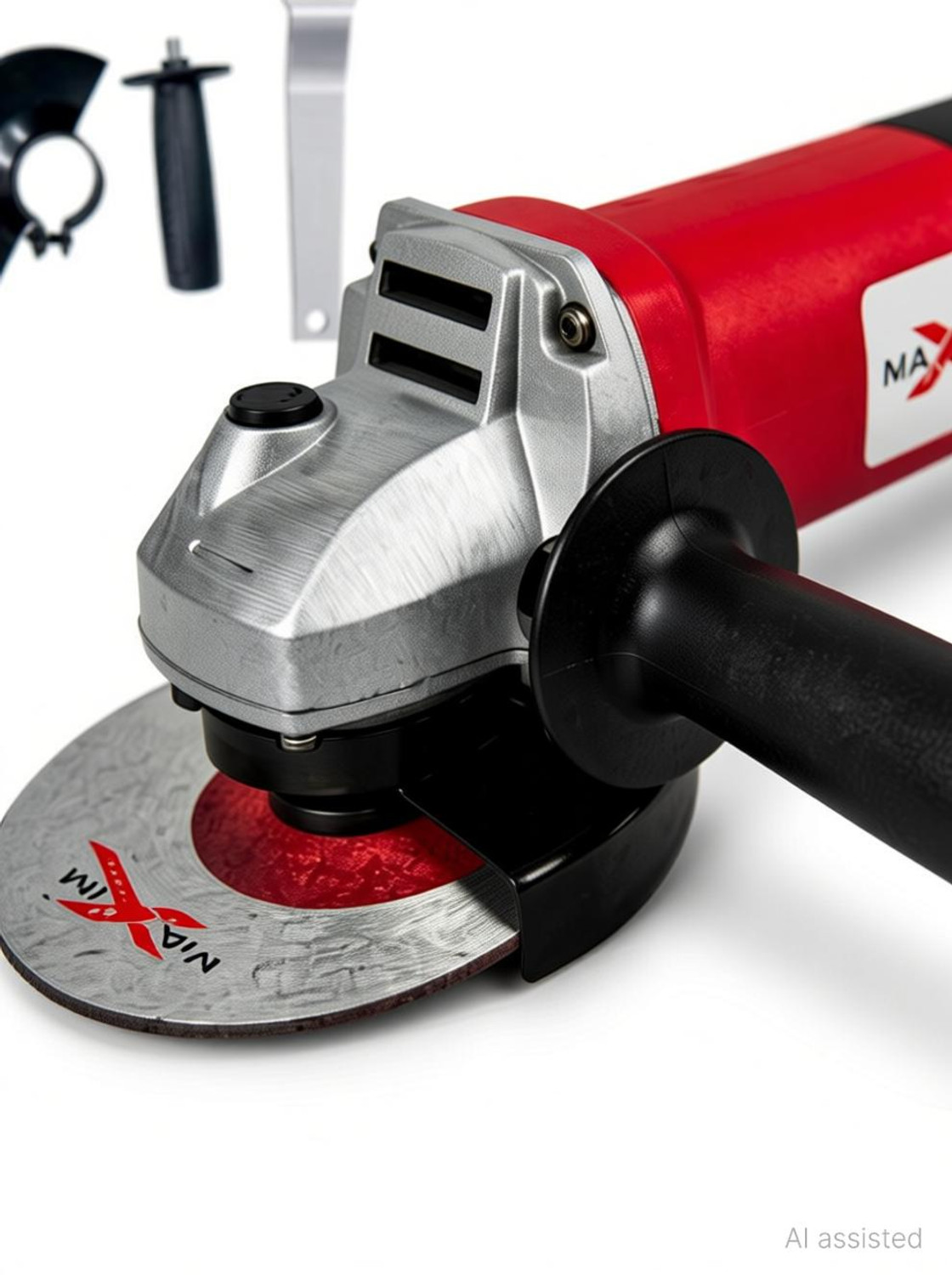 Image of RanPra LONG HANDLE 4INCH ANGLE GRINDER WITH CUTTING WHEEL Angle Grinder