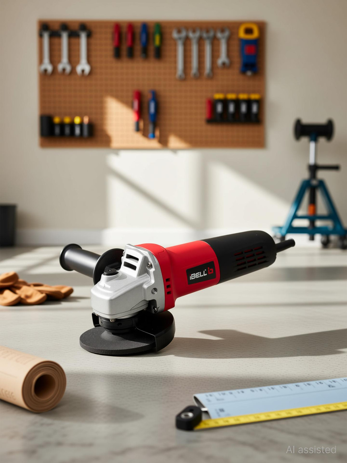 Image of iBELL AG10-72, 1050W, 10500RPM Side Switch Angle Grinder