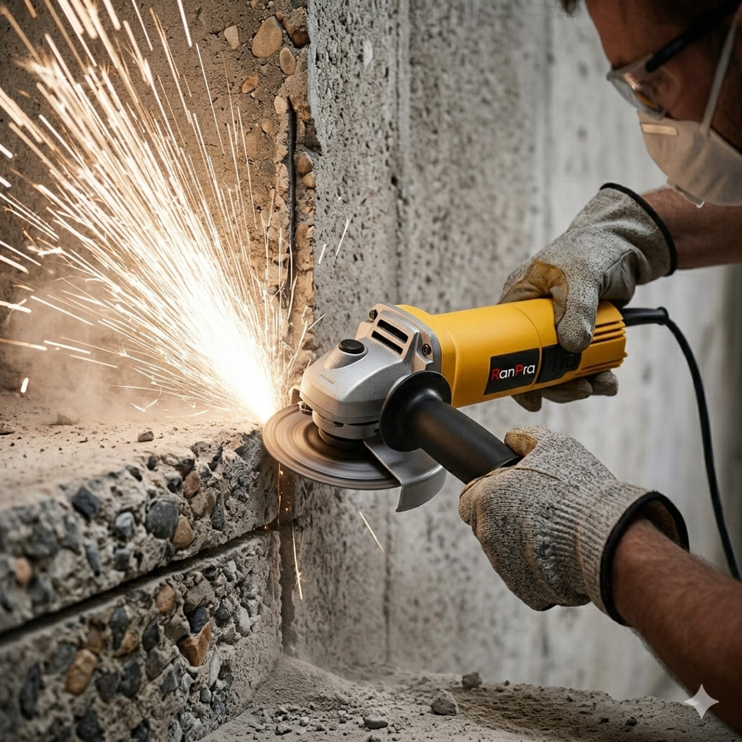 Image of RanPra 801 ANGLE GRINDER 100% COPPER ARMATURE HEAVY DUTY 4INCH /100MM ANGLE GRINDER | Angle Grinder