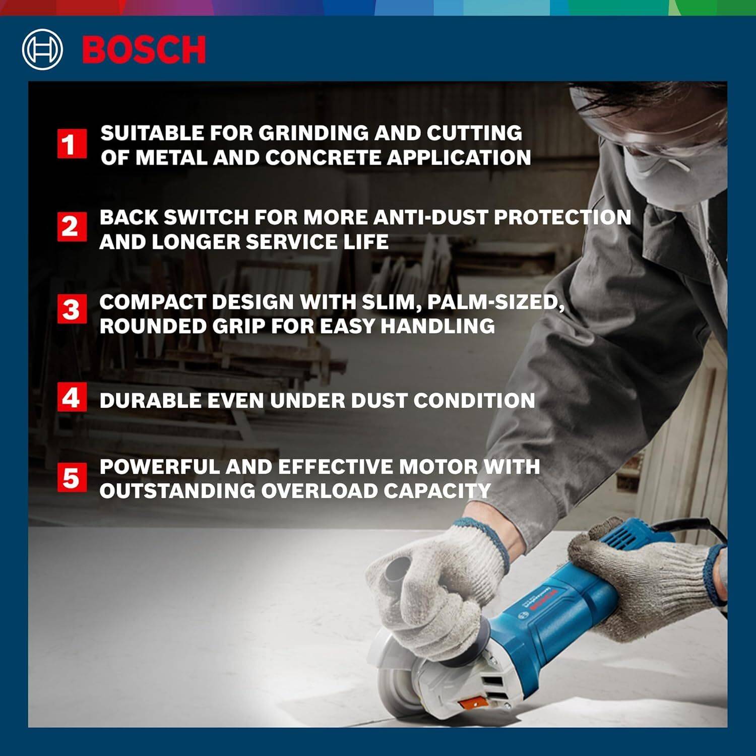Bosch GWS 800 Professional Angle Grinder - Image 3