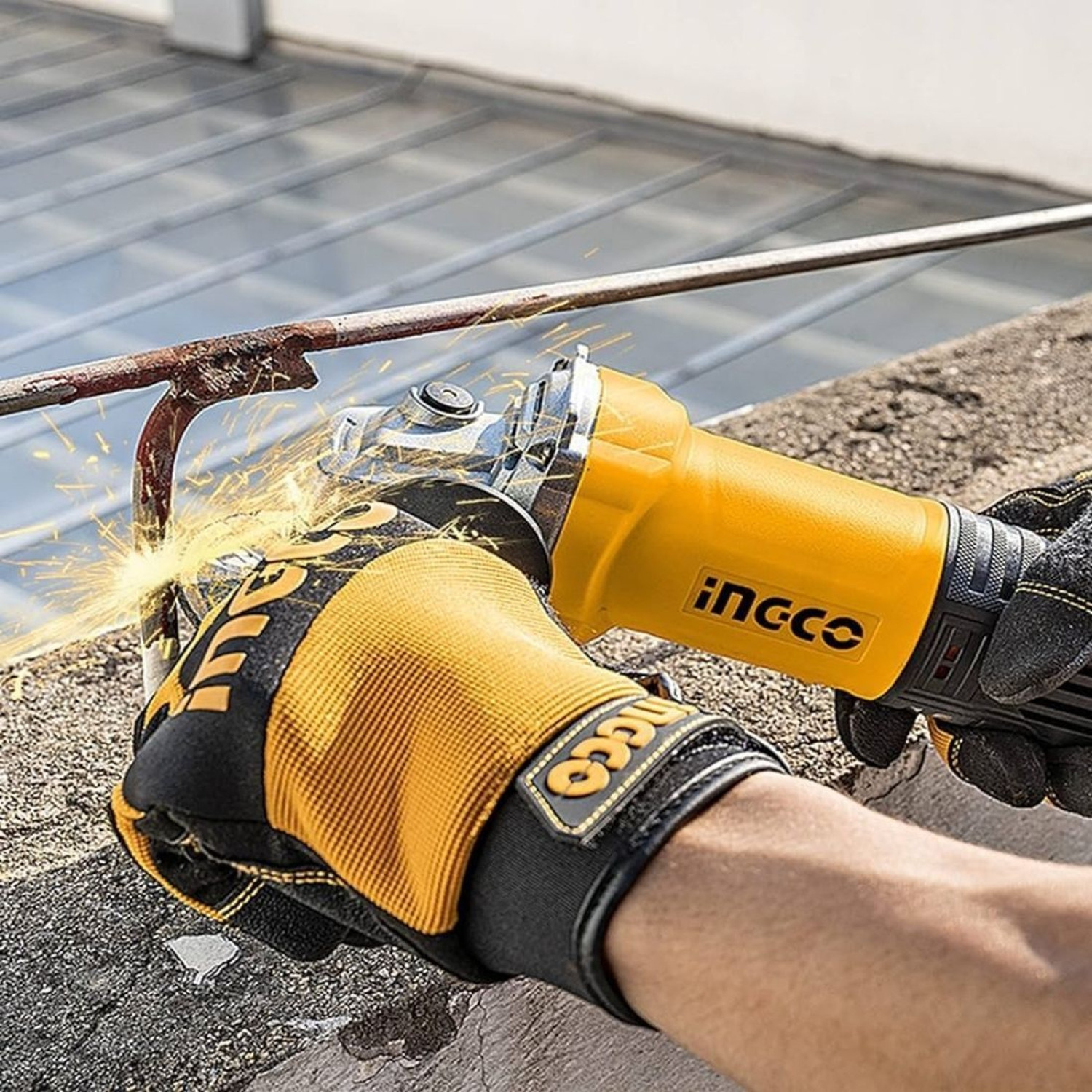 Image of INGCO CKLI202598 BRUSHLESS CORDLESS COMBO KIT Angle Grinder