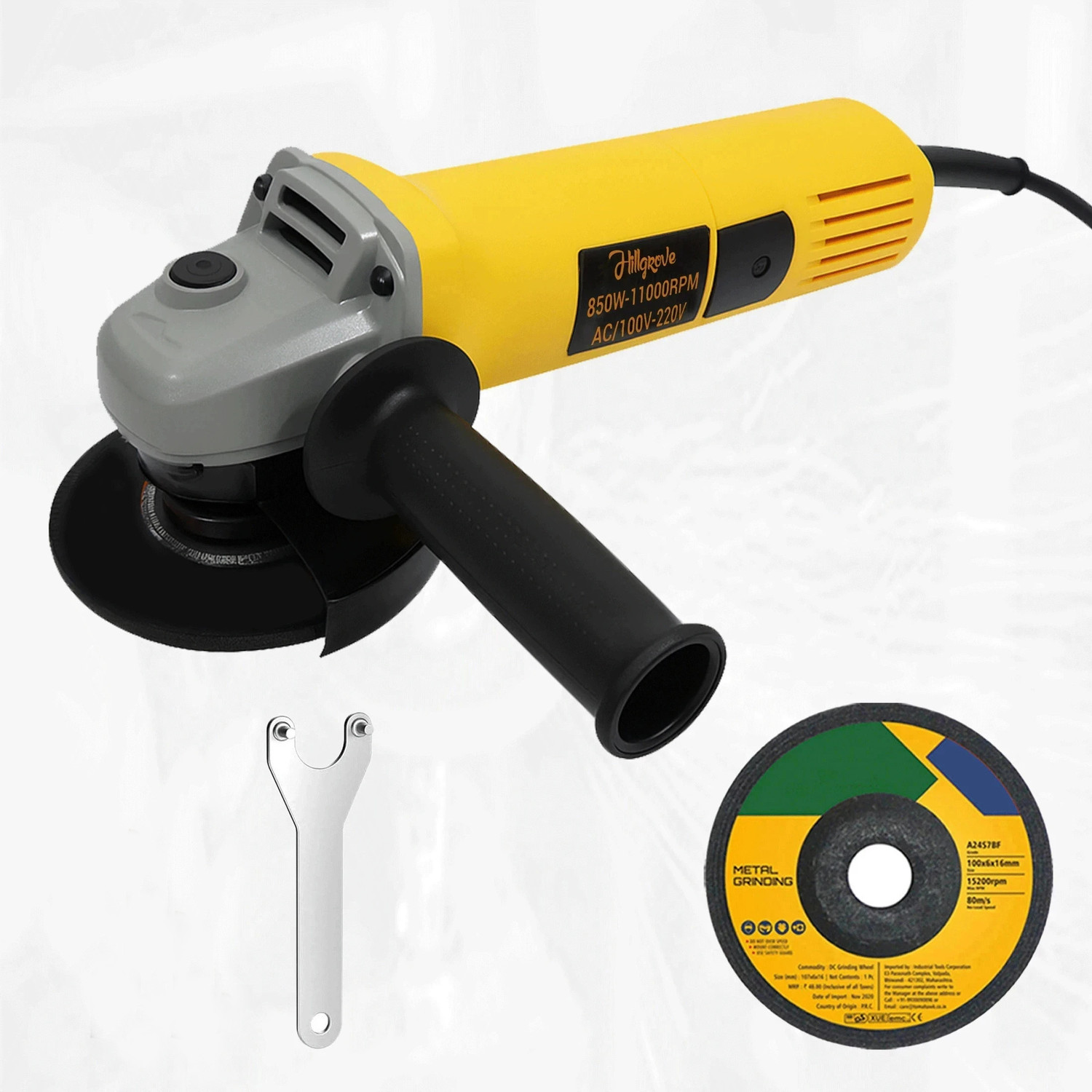 Image of Hillgrove HGANG1B1M1 Angle Grinder