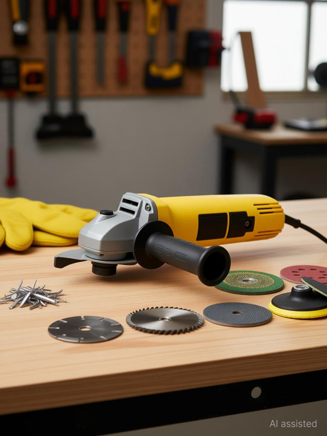 Image of Qualigen Angle Grinder 4'FG-6100 AG-4 Grinding machine 900W COMBO OFFER Angle Grinder