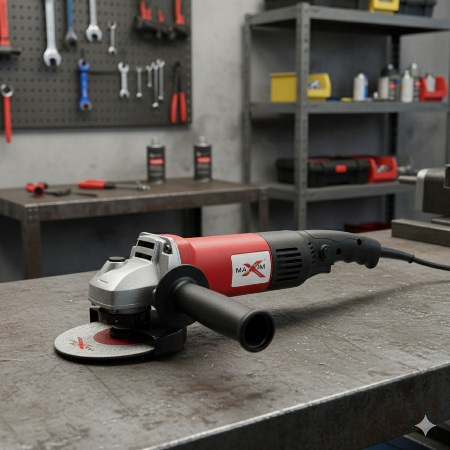 Image of RanPra LONG HANDLE 4INCH ANGLE GRINDER WITH CUTTING WHEEL Angle Grinder
