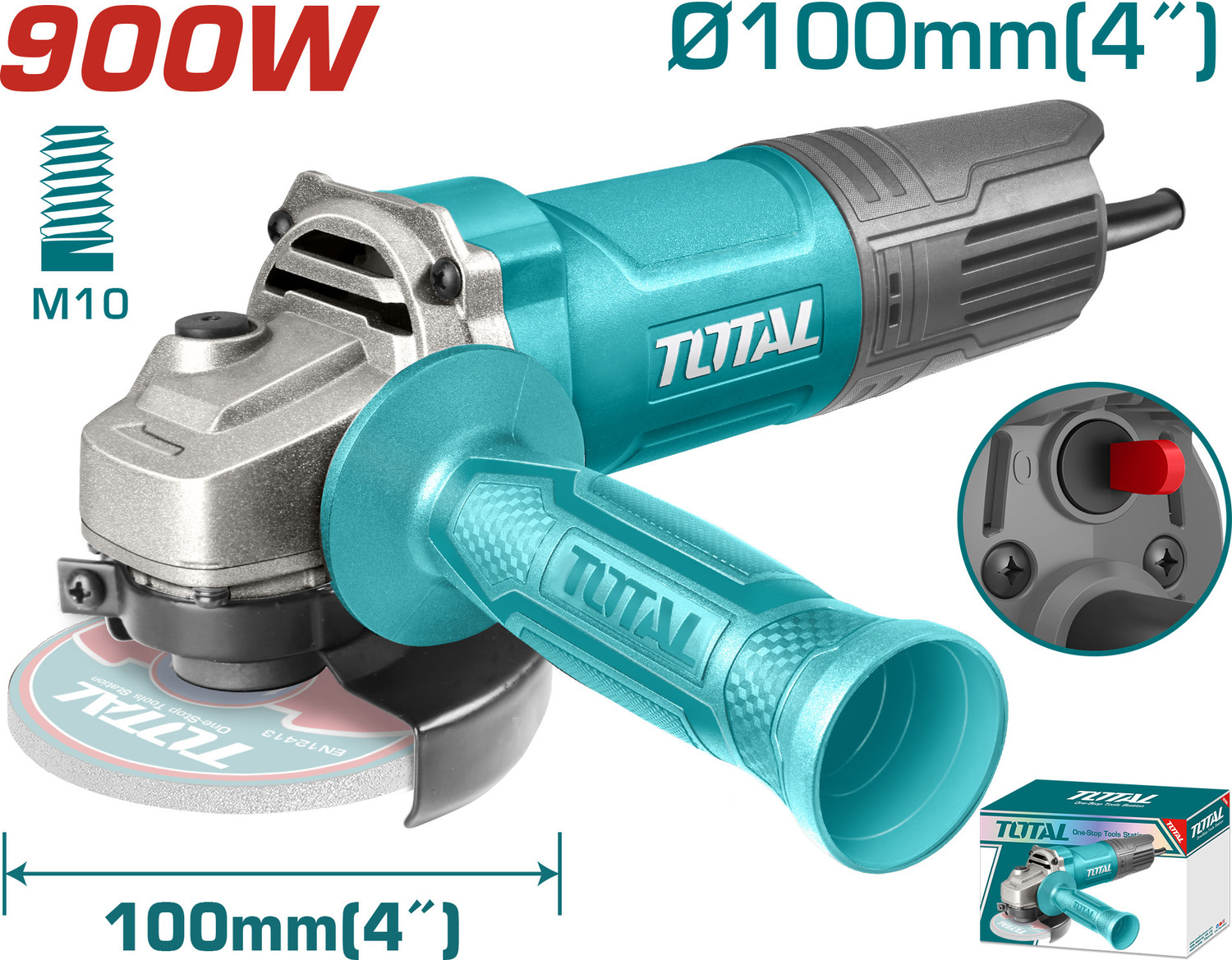 Image of TOTAL TG10910056 Angle Grinder