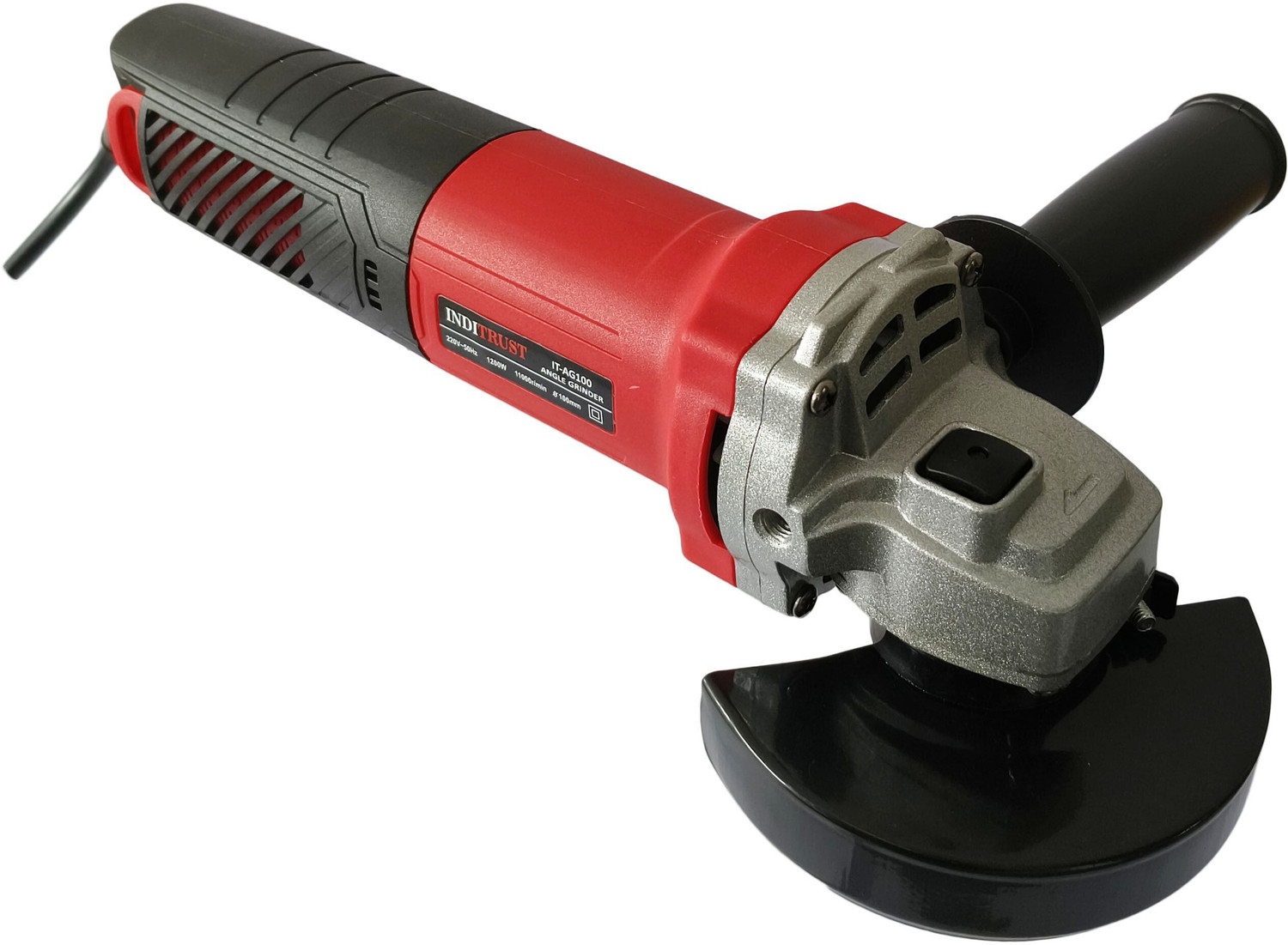 Image of Inditrust 1200w Electric Angle grinder machine 1pc grinding wheel with accessories set Angle Grinder