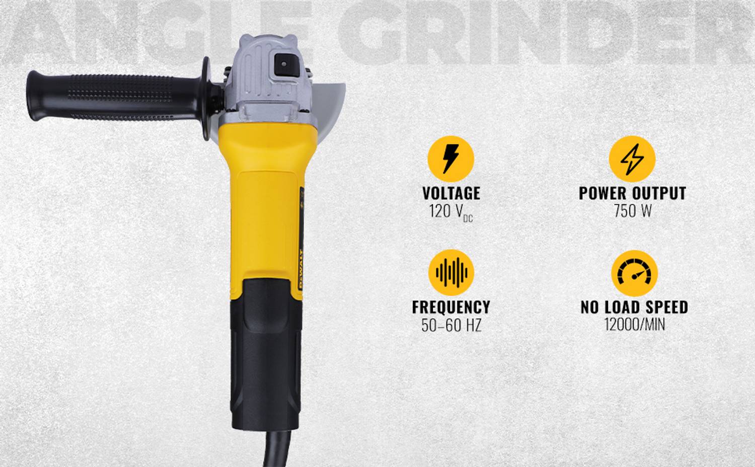 DEWALT DWE750T-B1 Angle Grinder - Image 5