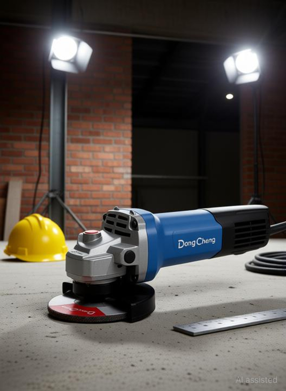 Image of Dongcheng DSM21-100B HEAVY DUTY ELECTRIC ANGLE GRINDER MACHINE 900 WATT POWERFUL Angle Grinder