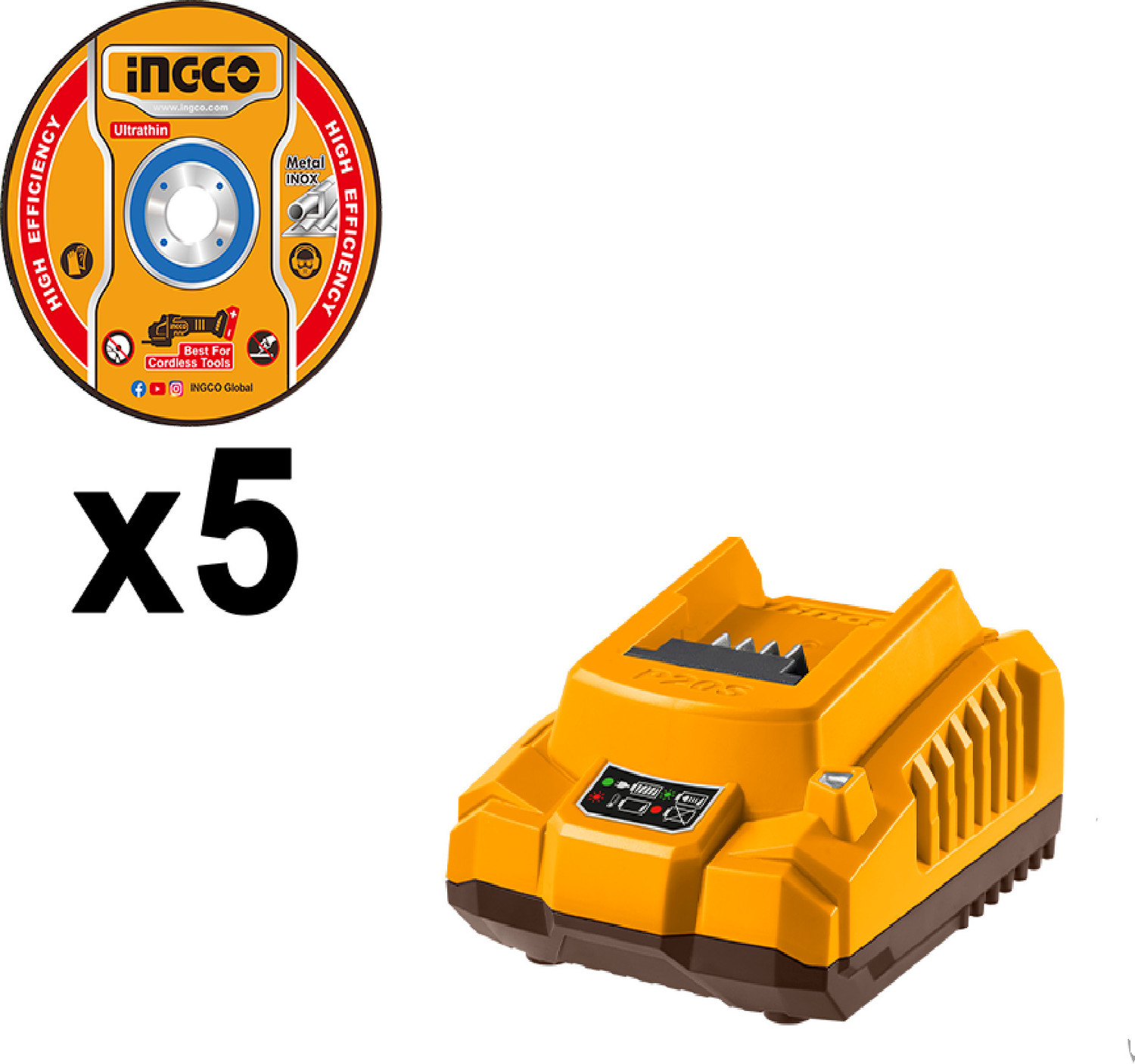 Image of INGCO CAGLI261023 Angle Grinder