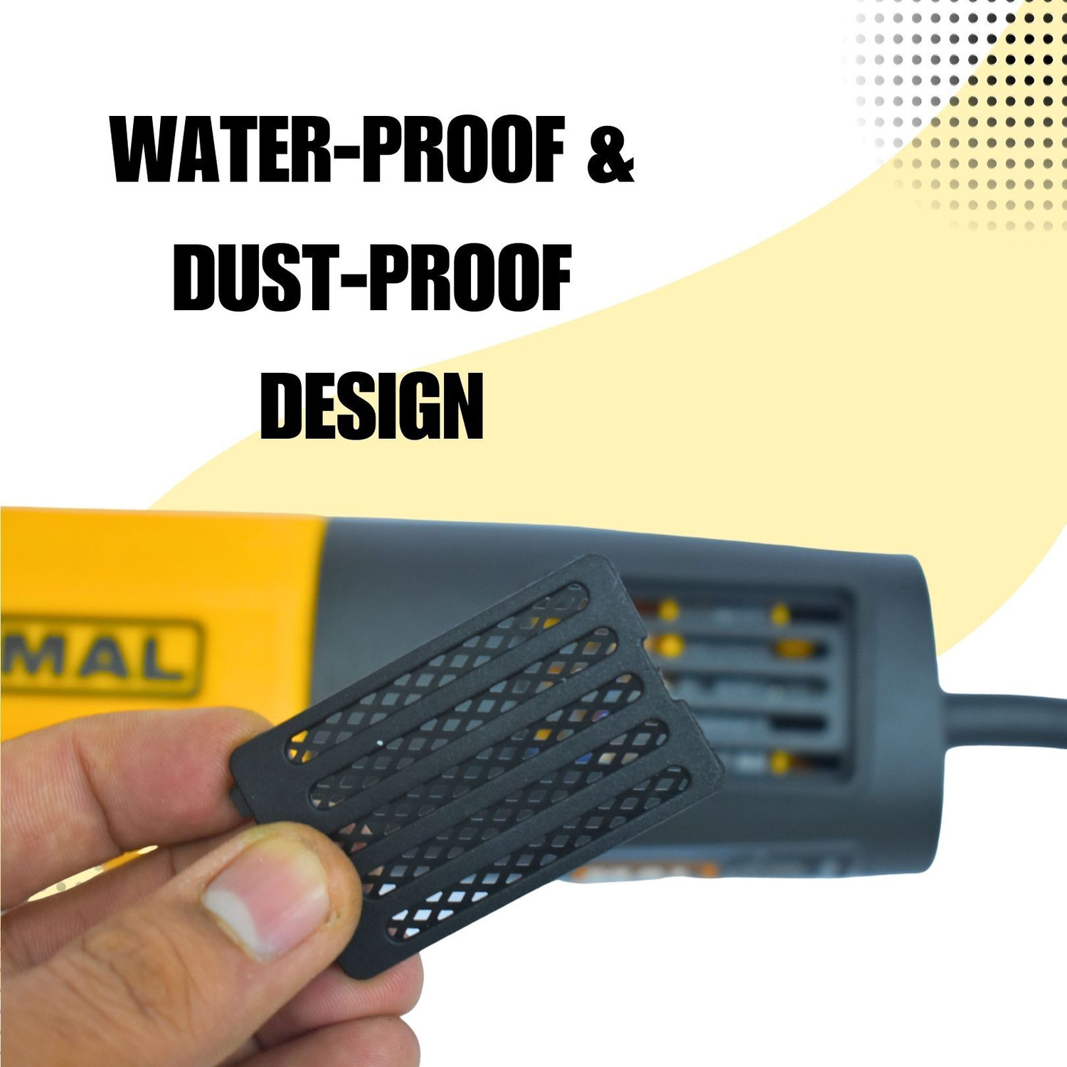 Image of MAL 800W - Powerful Grinding, Polishing & Cutting | Waterproof & Dustproof Design Angle Grinder