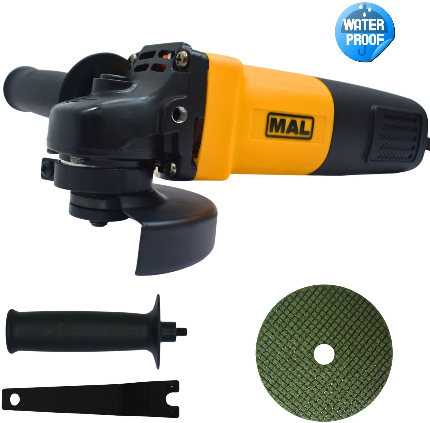 Image of MAL 800W - Powerful Grinding, Polishing & Cutting | Waterproof & Dustproof Design Angle Grinder
