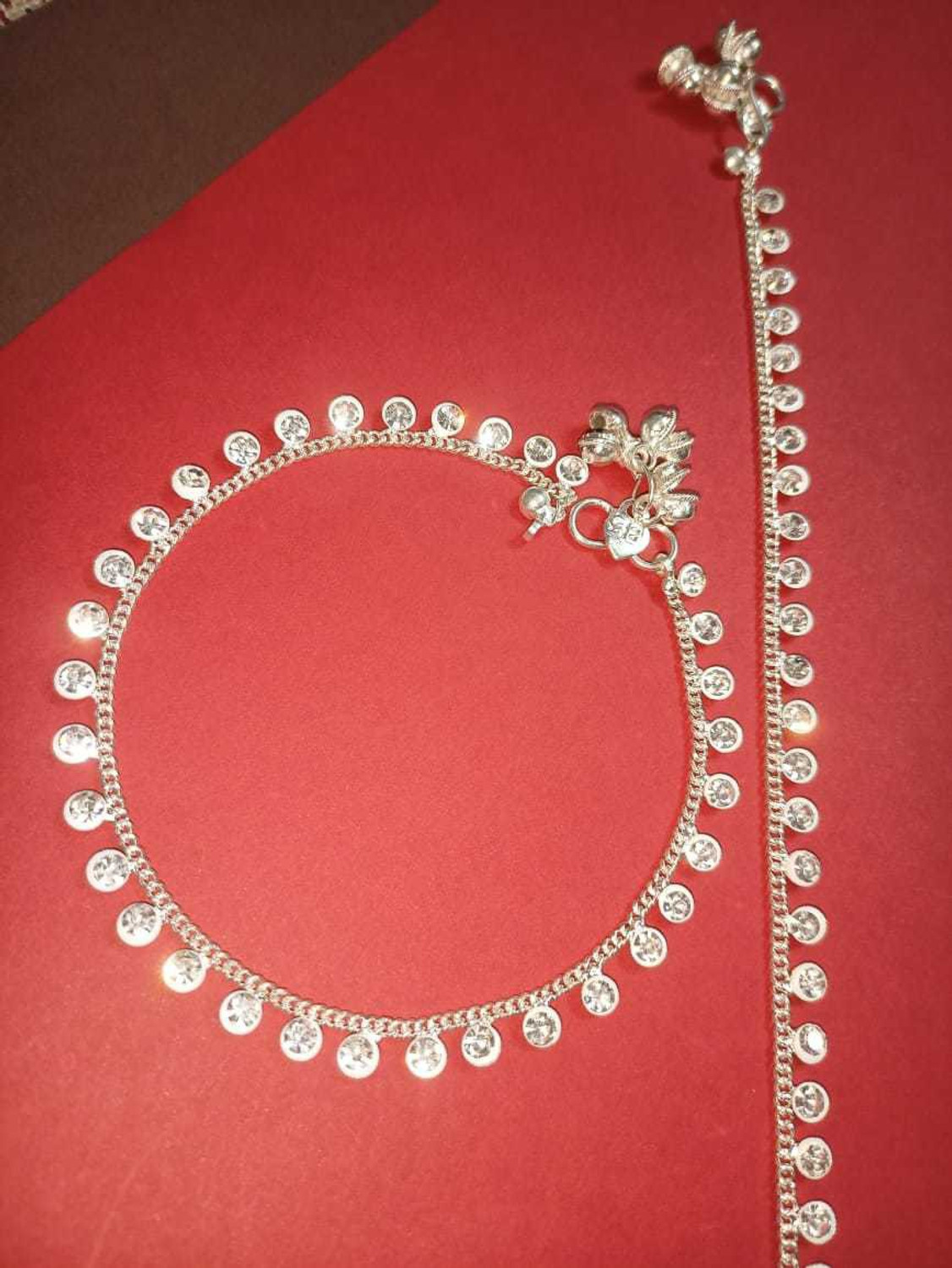 Image of Uzmano Silver Anklet