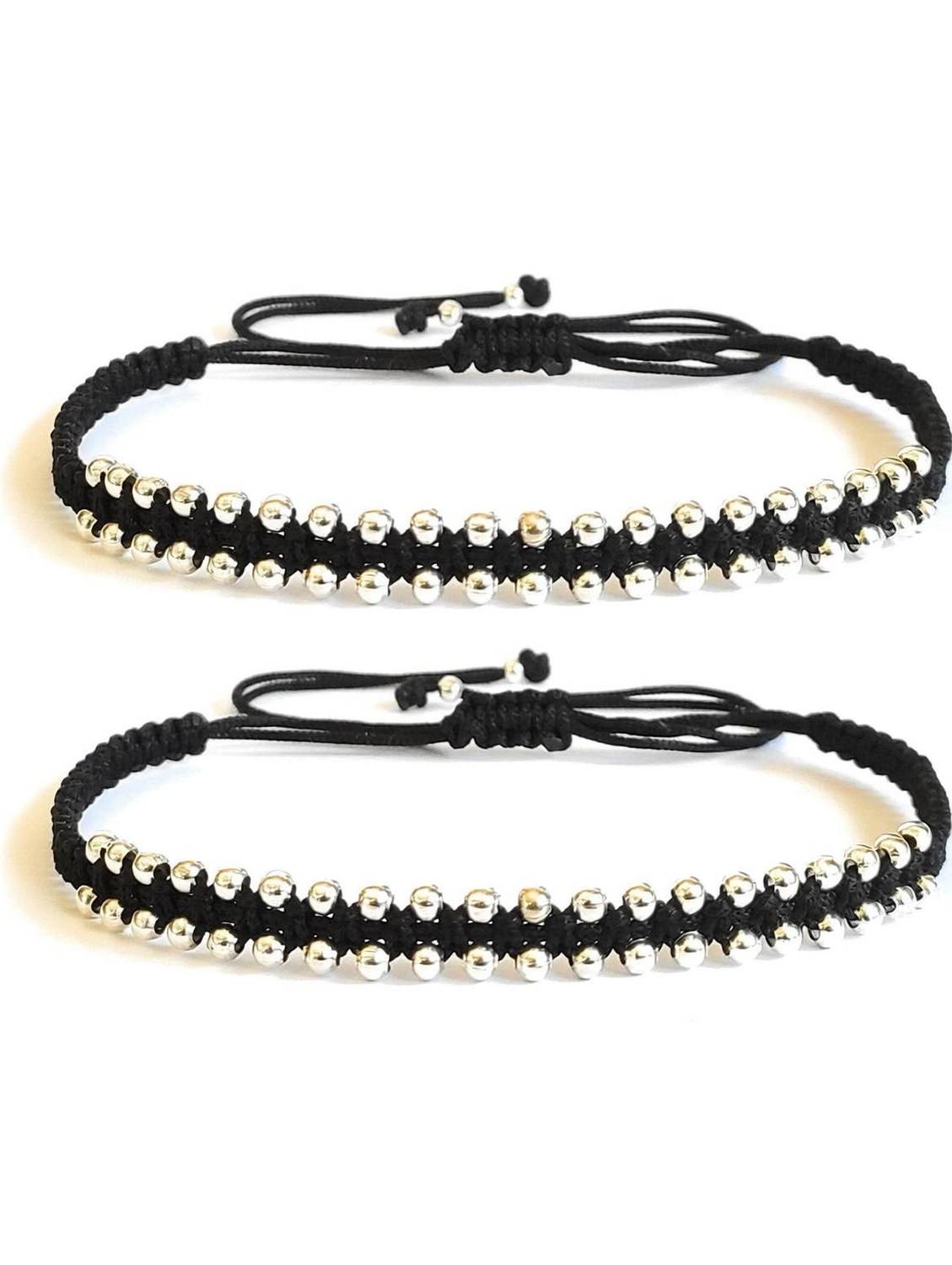 ARTIFICIAL TREE ARTIFICIAL TREE Evil Eye Charms Black Thread Anklet| Nazar Battu for Women Cotton Dori Anklet