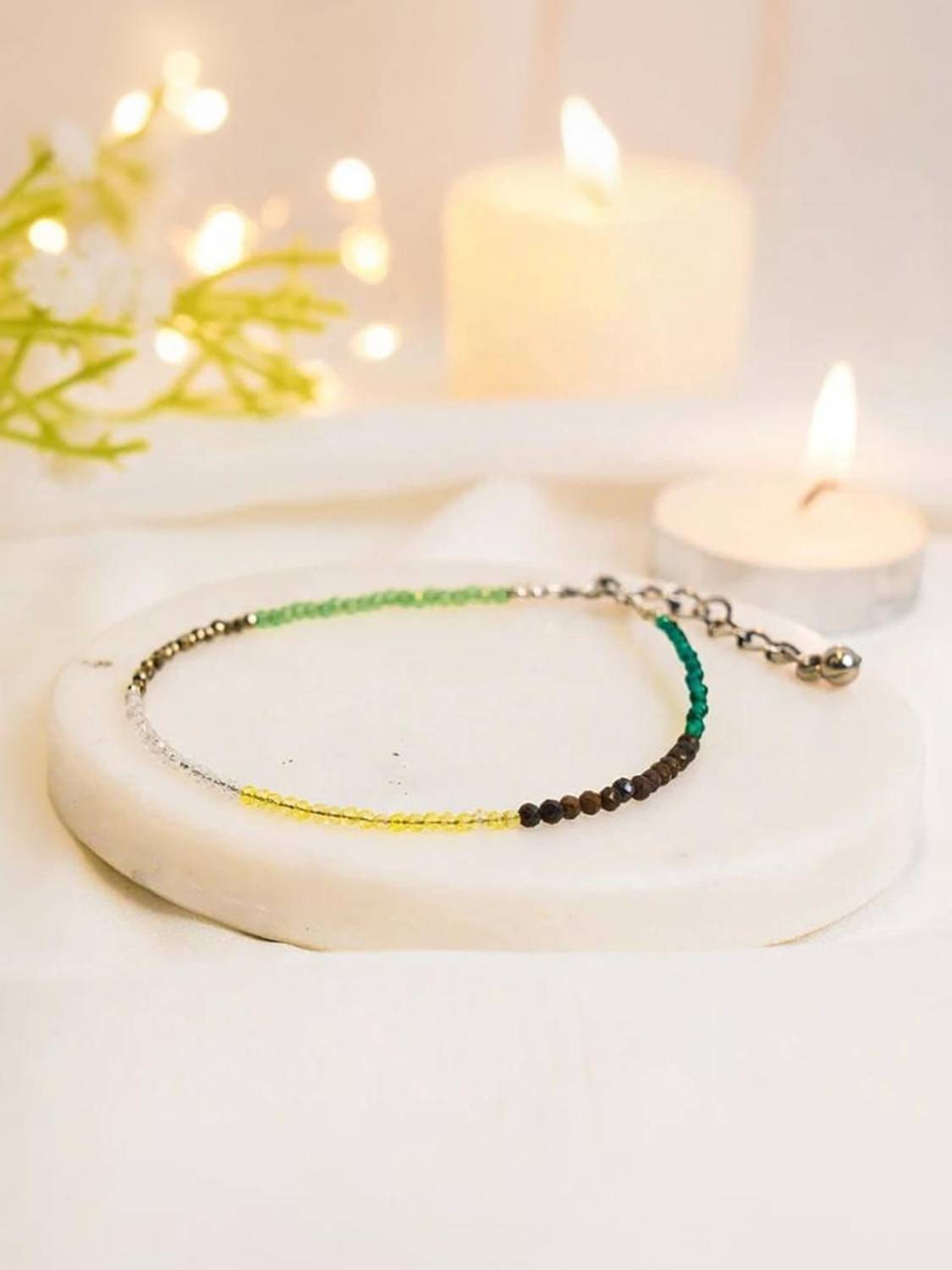 Aangan Aura Dhan yog anklets for Girls & Women Crystal Anklet