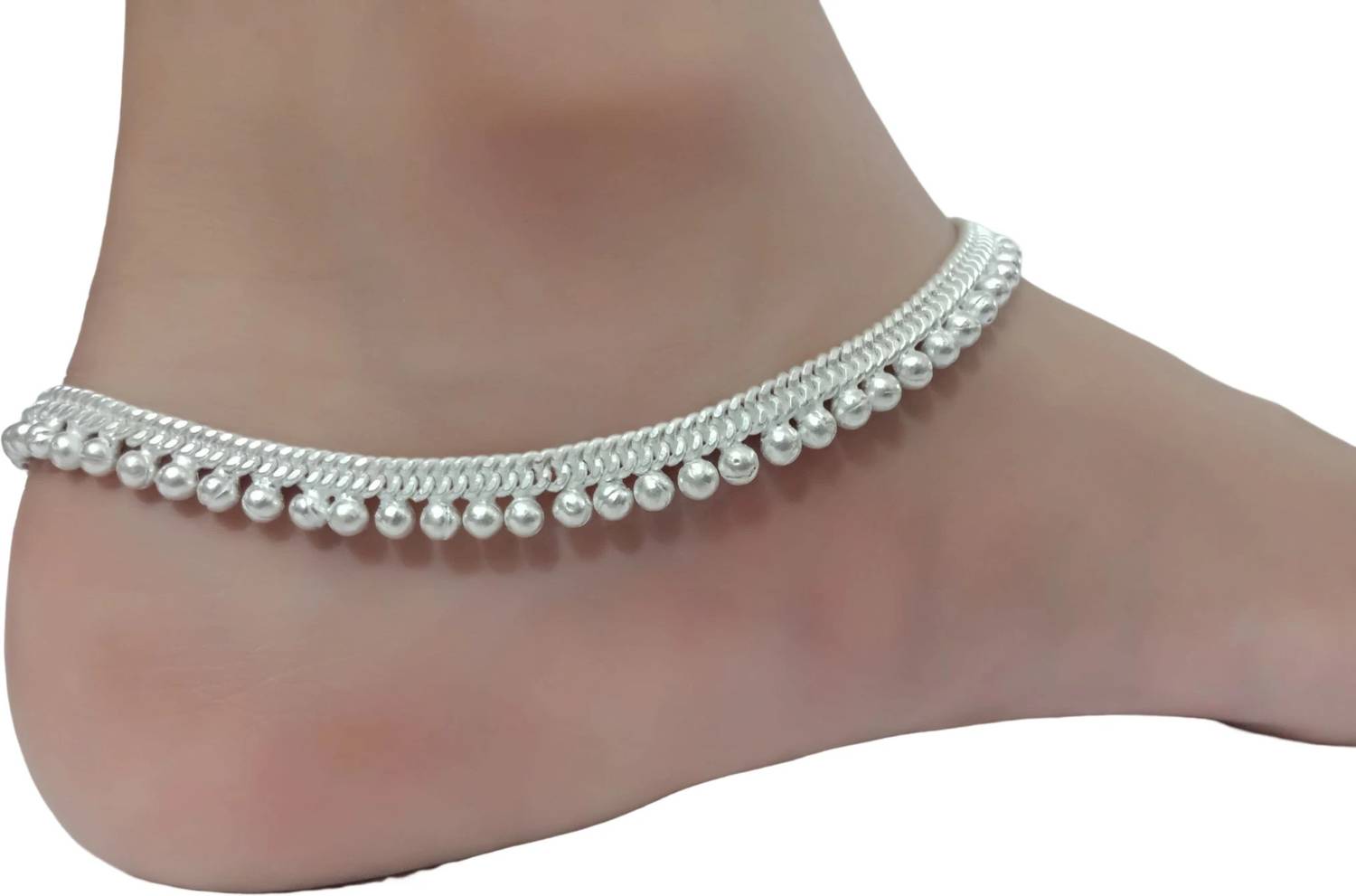 BHORIWAL Kolapuri Mango karry Shap Ghungroo Anklet Brass Anklet