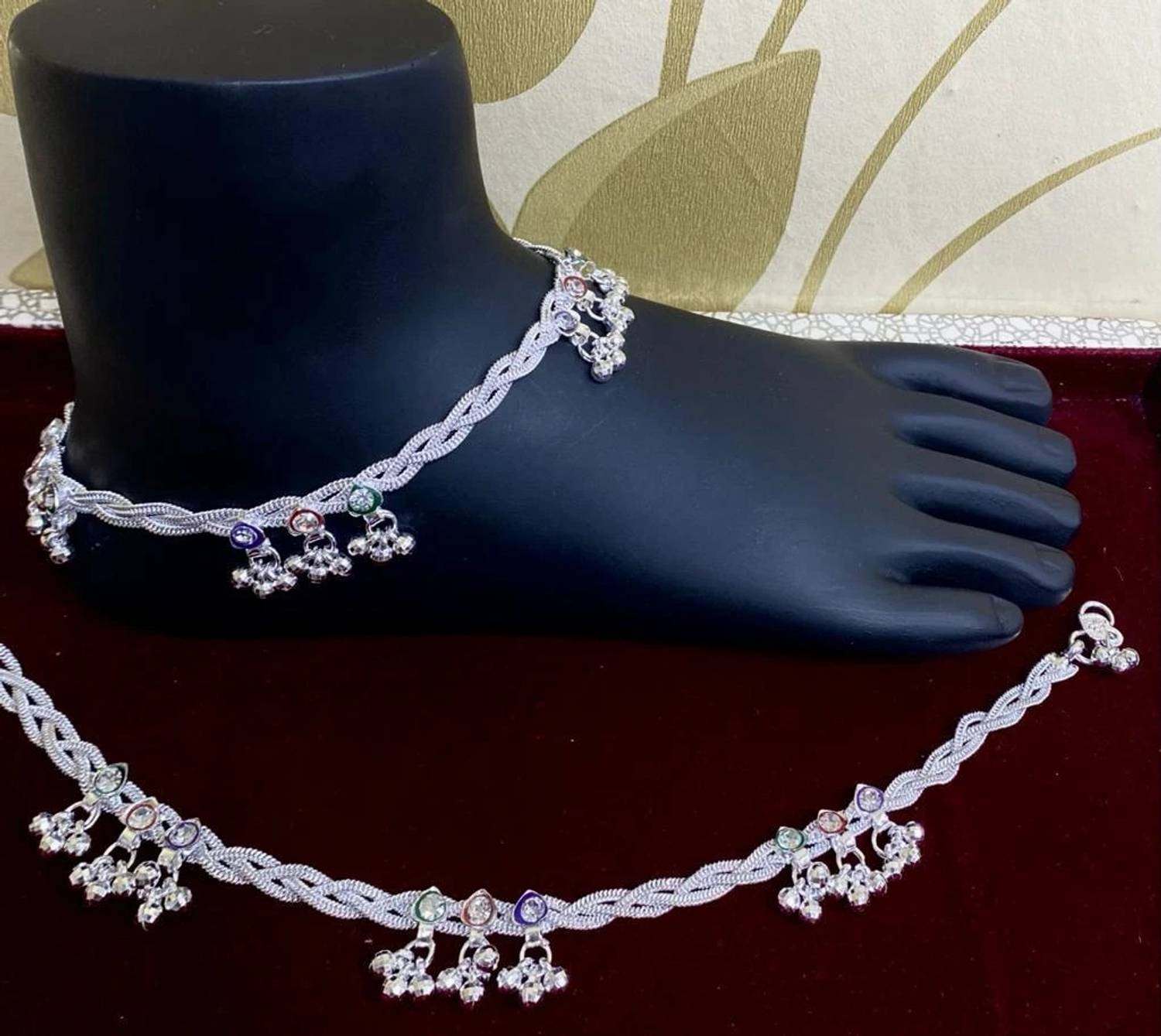 Beauty curls Copper Anklet