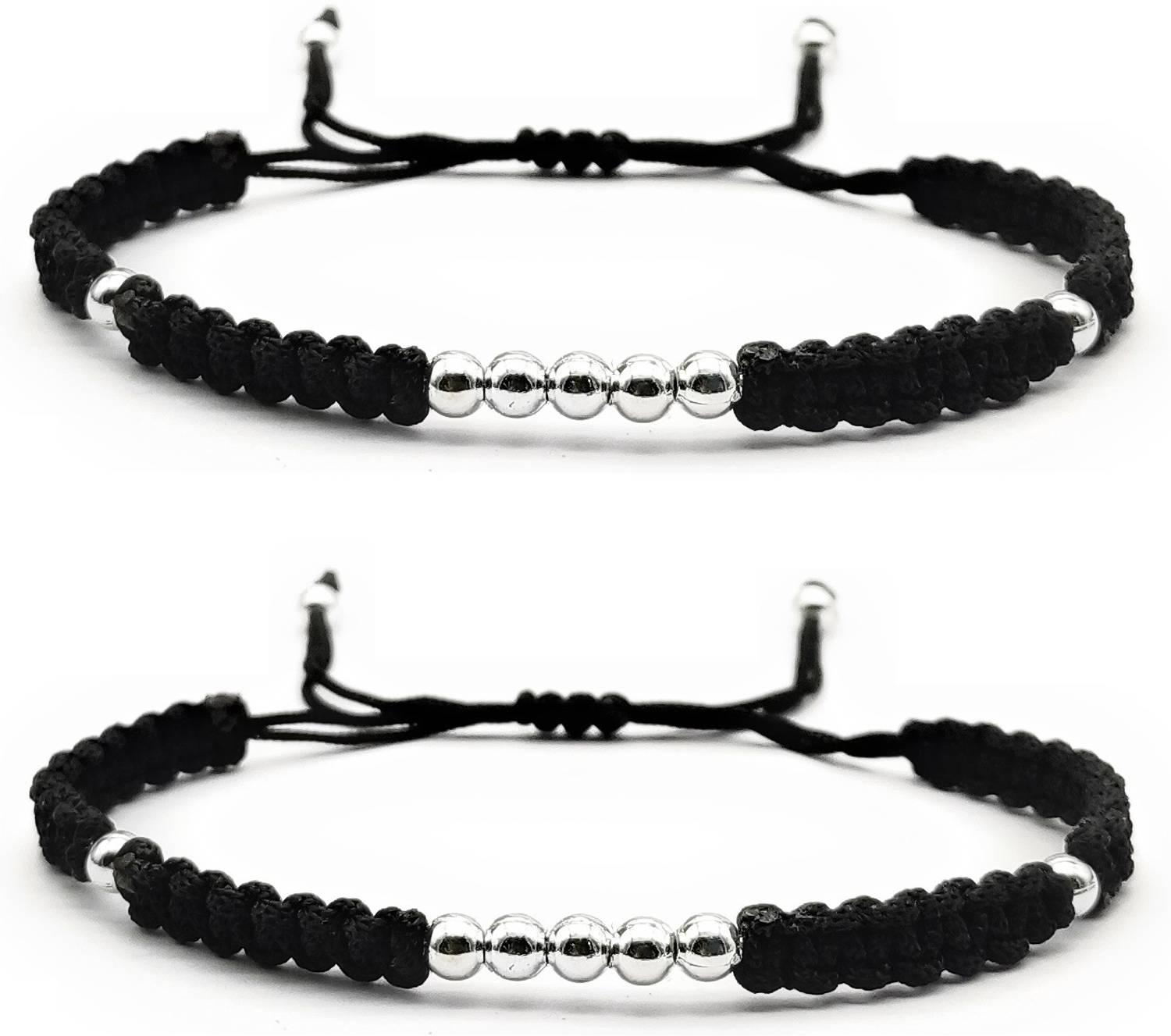 ARTIFICIAL TREE ARTIFICIAL TREE 9 Ball Charms Black Thread Anklet for Women and Girls Cotton Dori Anklet