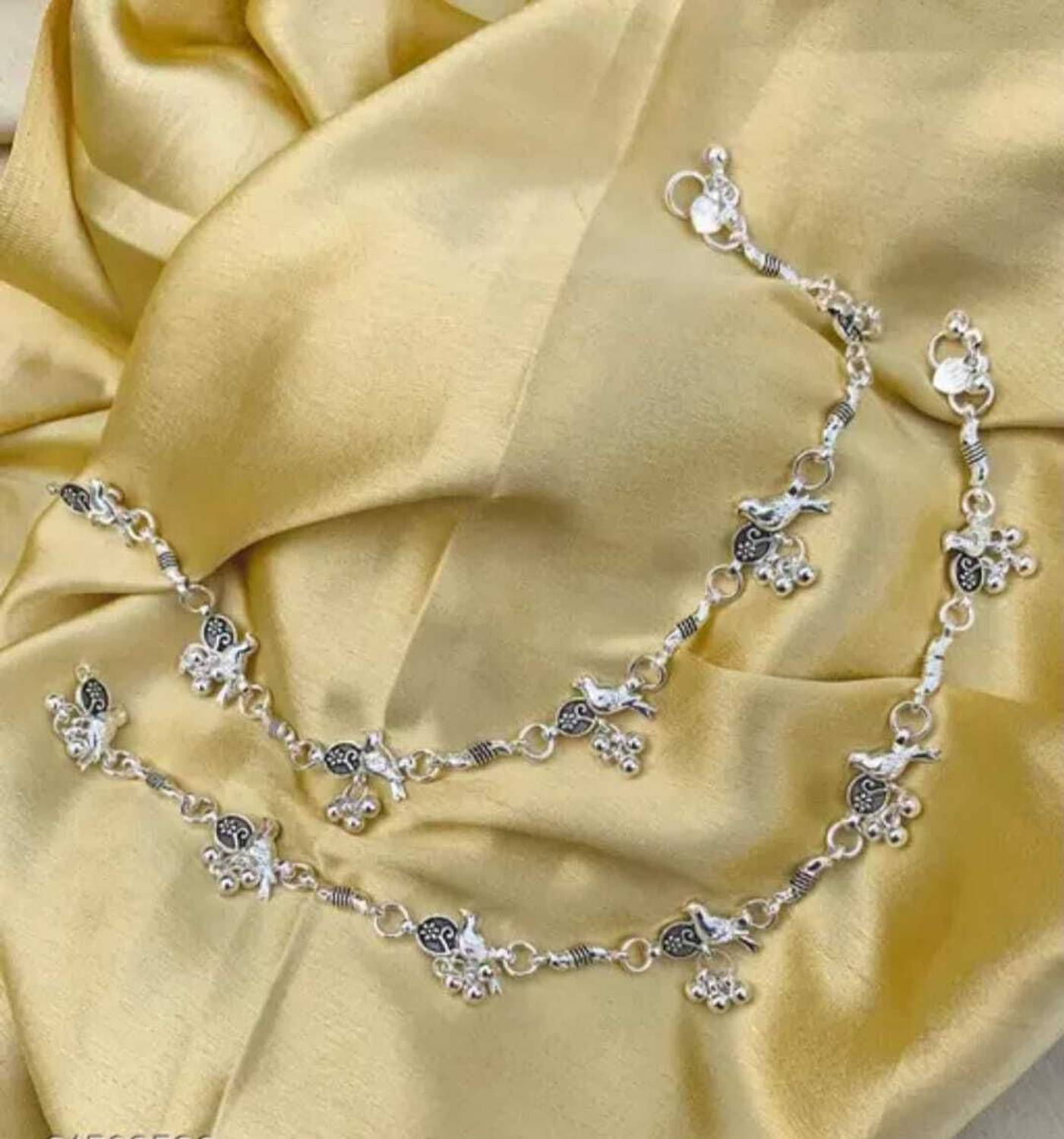 Siddh Silver Anklet Daily Wear for Women - Image 3