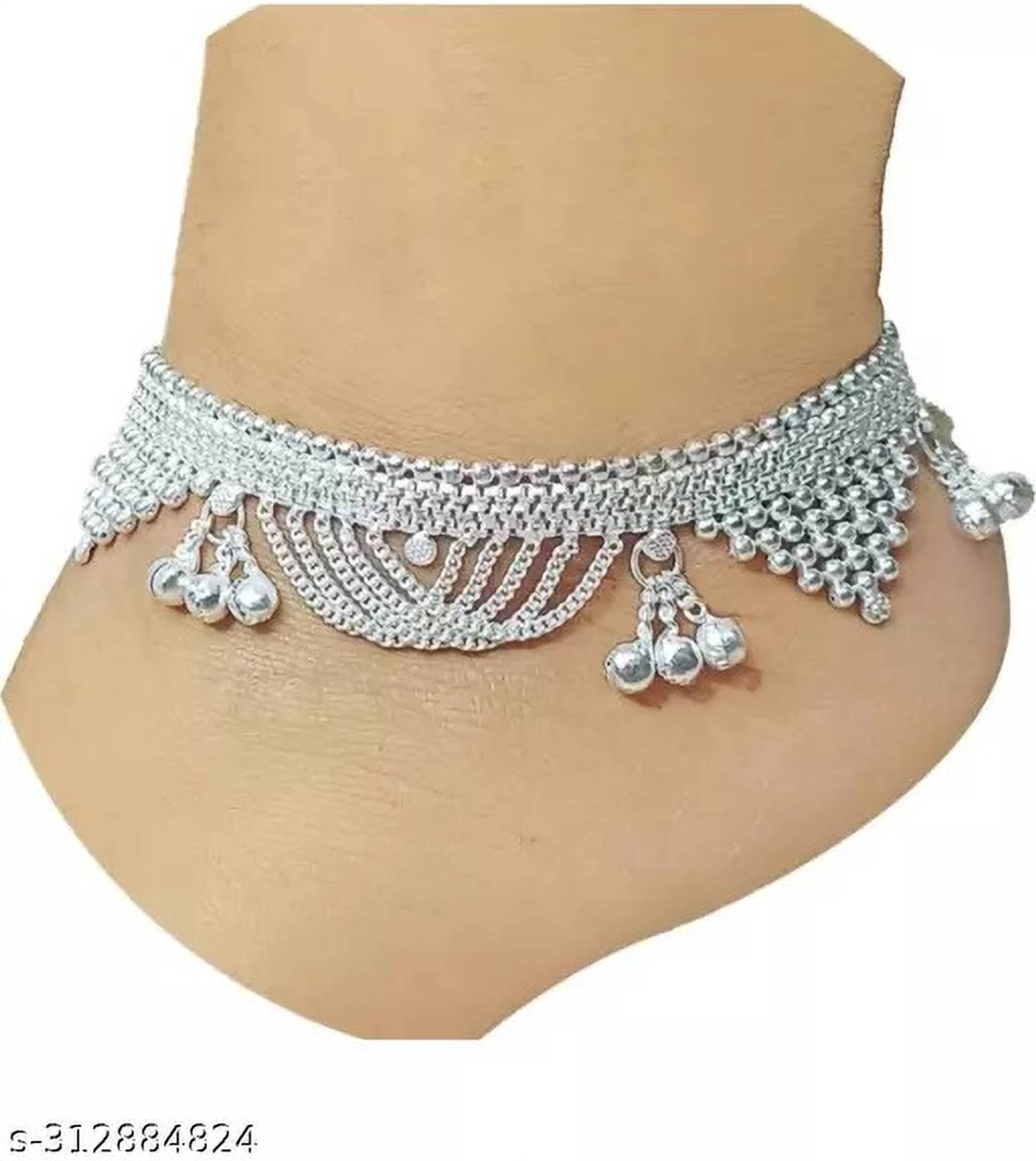 MYCKAH Silver-Plated Traditional Anklet - Image 2