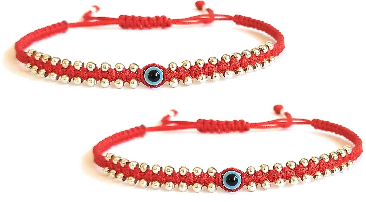 ARTIFICIAL TREE ARTIFICIAL TREE Evil Eye Charms Red Thread Anklet| Nazar Battu for Women Cotton Dori Anklet