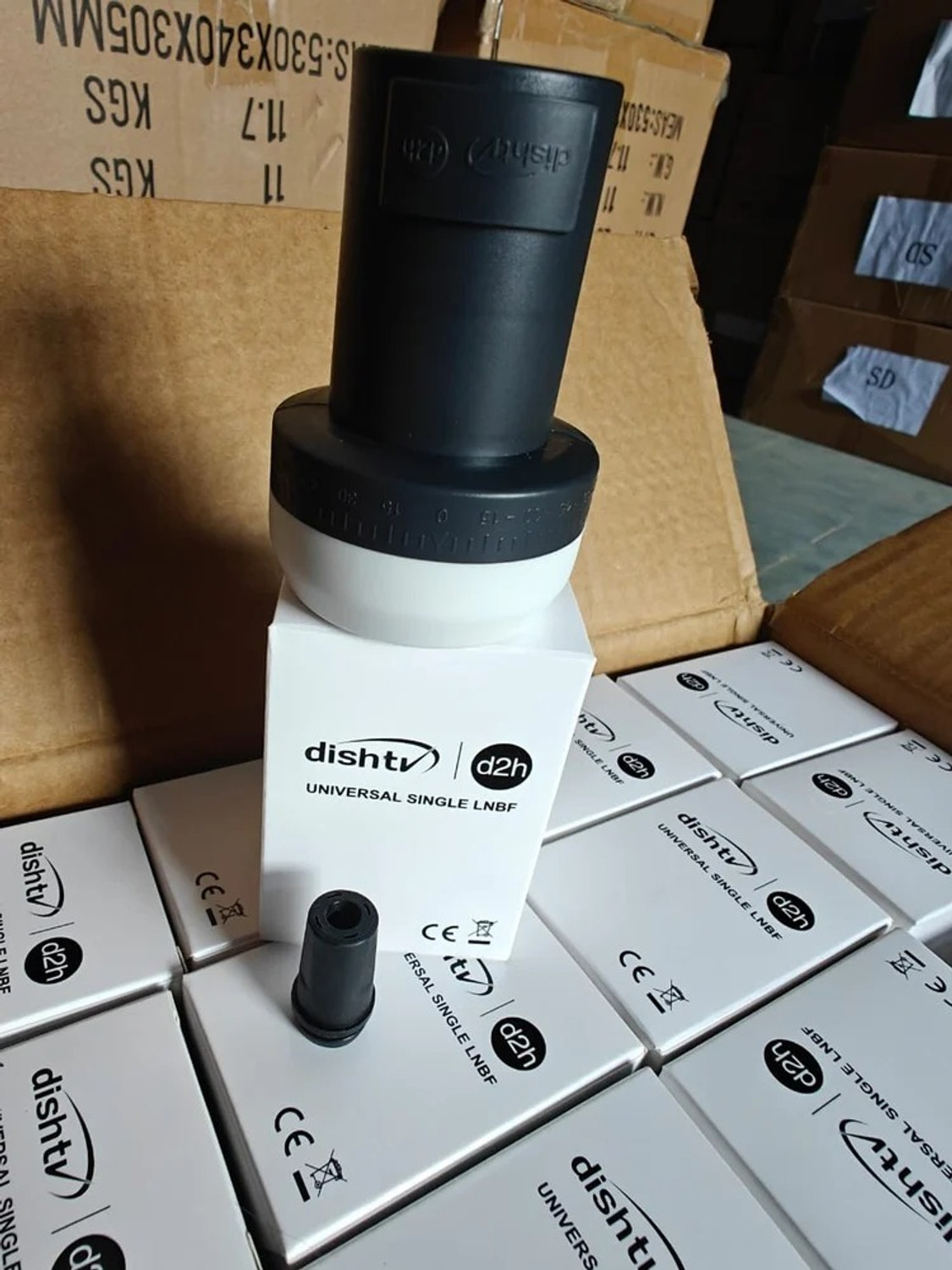 Image of dishtv D2h All DTH in Full HD Signal Digital KU Band LNBF Satellite Receiver Universal Antenna Rotator