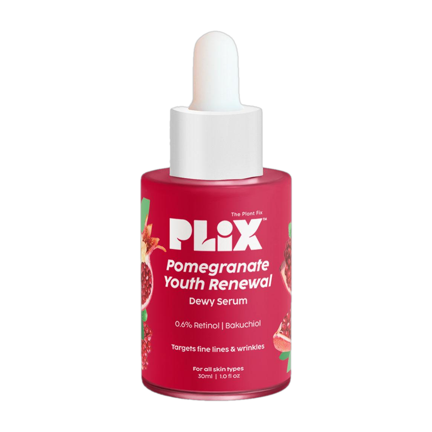 The Plant Fix Plix Pomegranate 0.6% Retinol & 0.2% Bakuchi Oil Face - Image 1