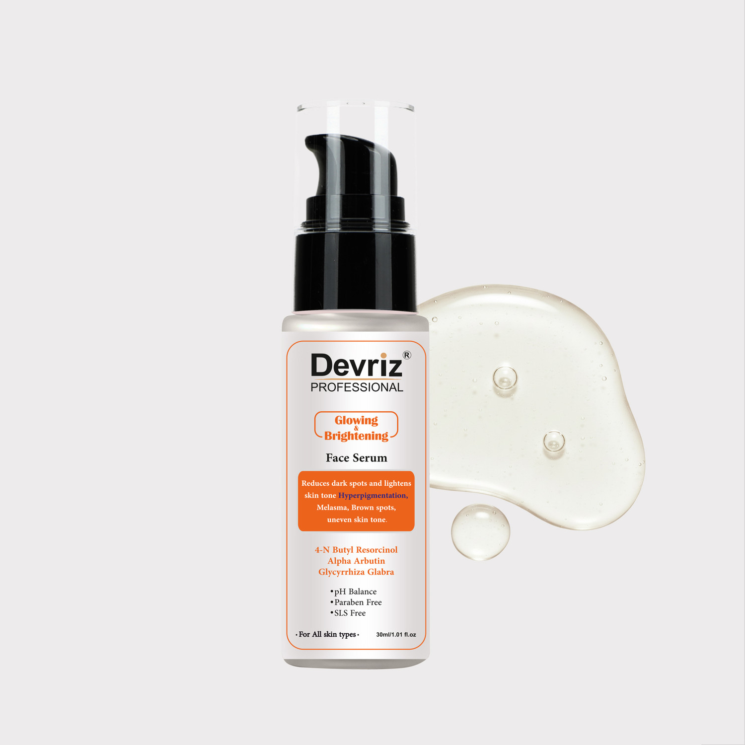 Image of DEVRIZ PROFESSIONAL Niacinamide Skin Brightening Face Serum For Anti-Aging, Pigmentation & Dark Spot