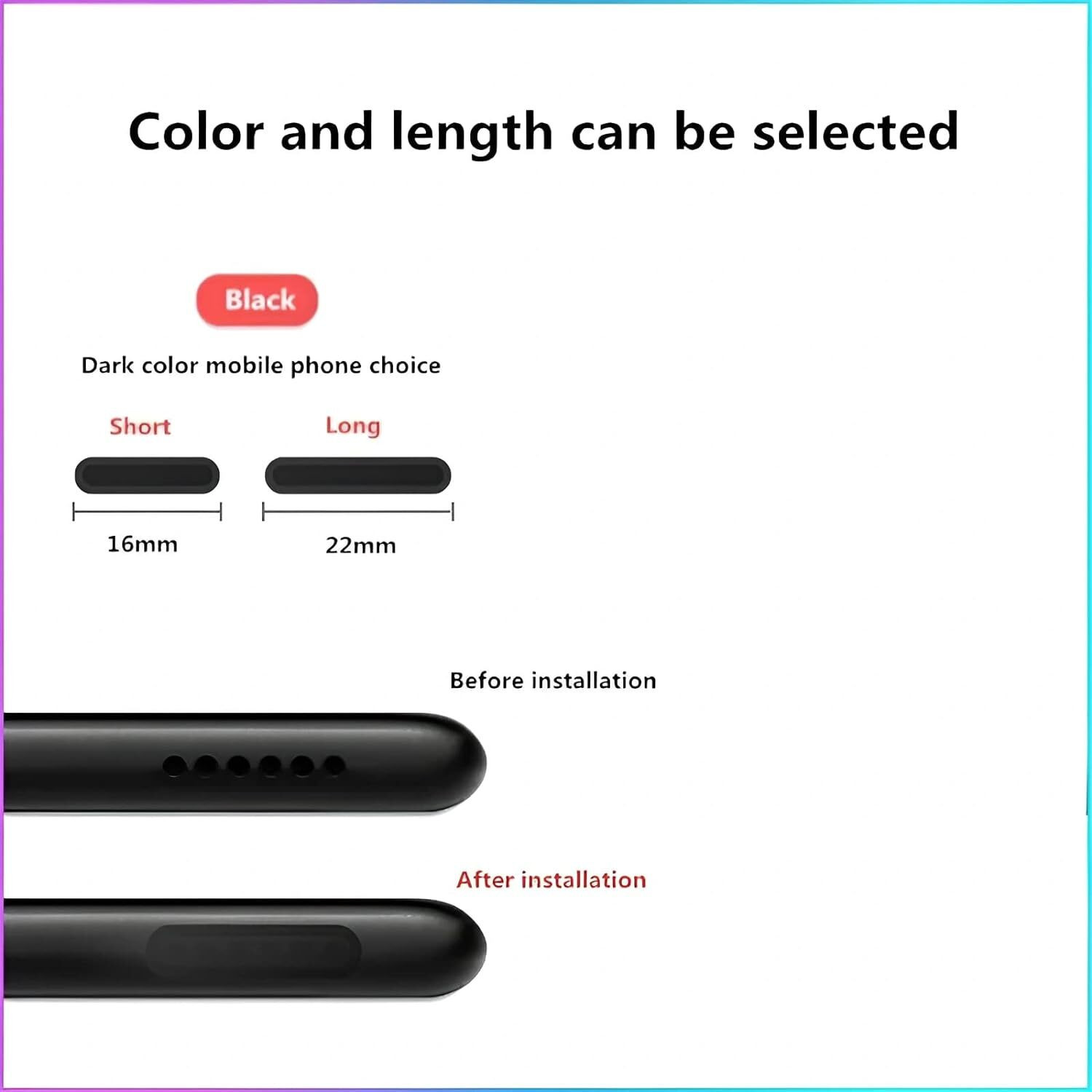 Image of Xiajet Mobile Speaker Protector USB Black Anti-dust Plug