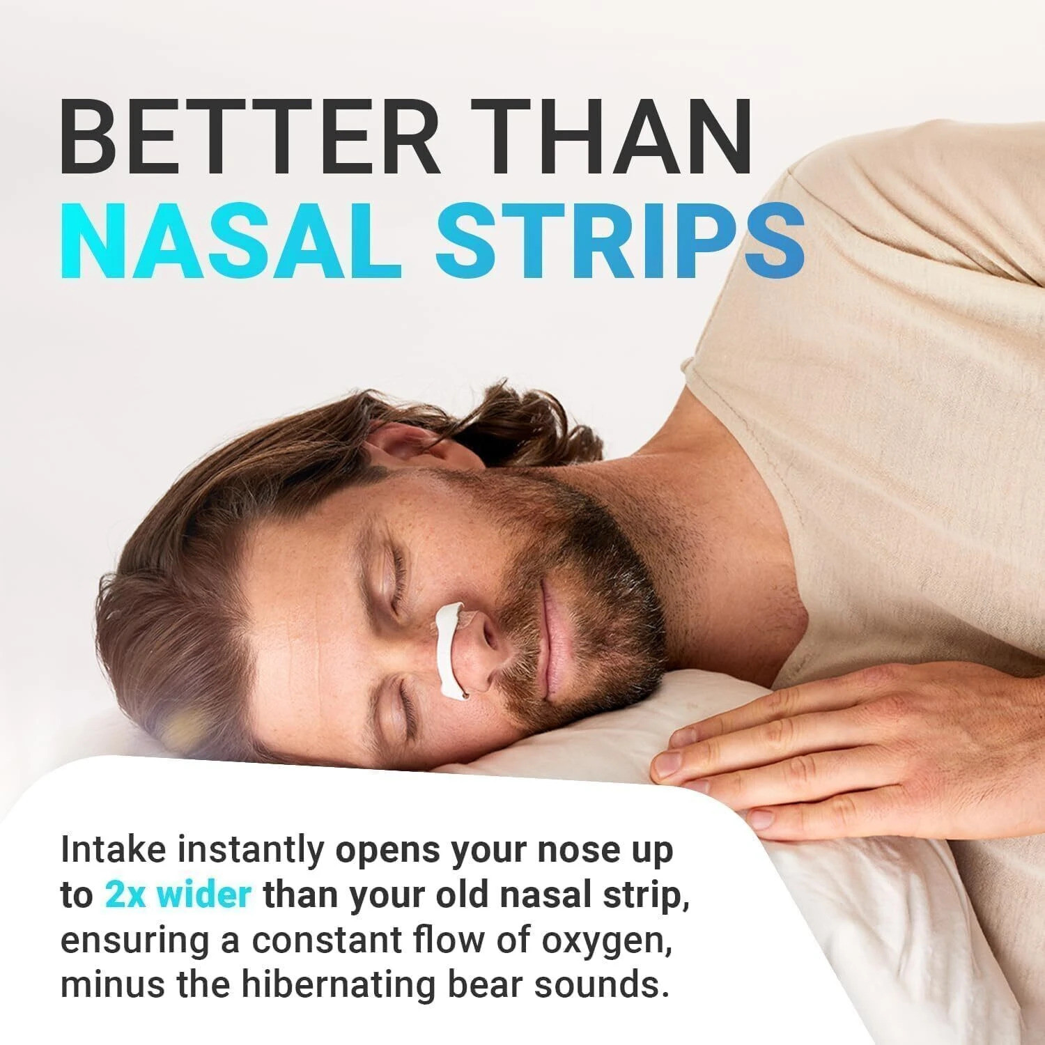 Image of house of common Breathing Nasal Strip Starter Kit (15 Count, Multi) - Boost Oxygen Anti-snoring Device