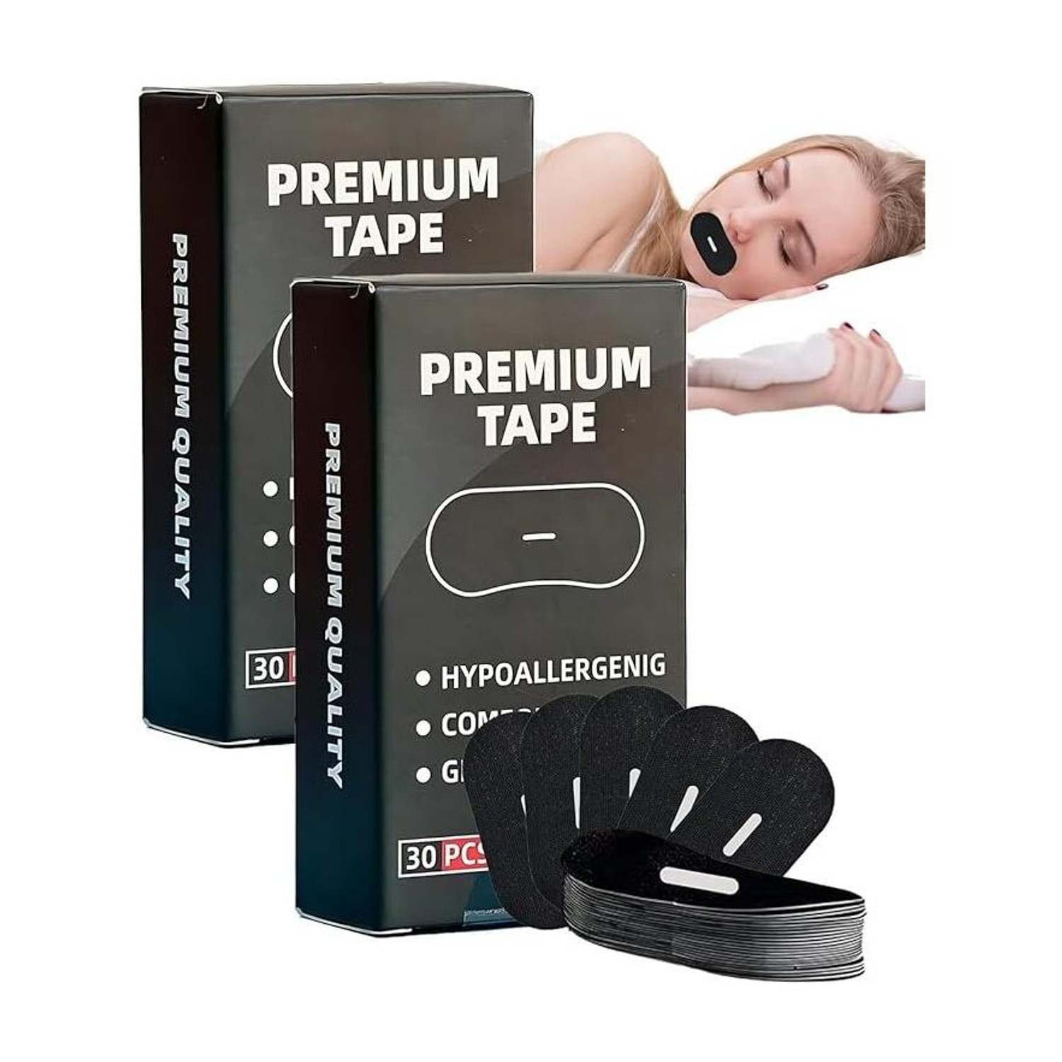 Image of SHINGALA Sleep Strips Mouth Tape for Sleeping Anti Snoring Nose Breathing Better Sleep Anti-snoring Device