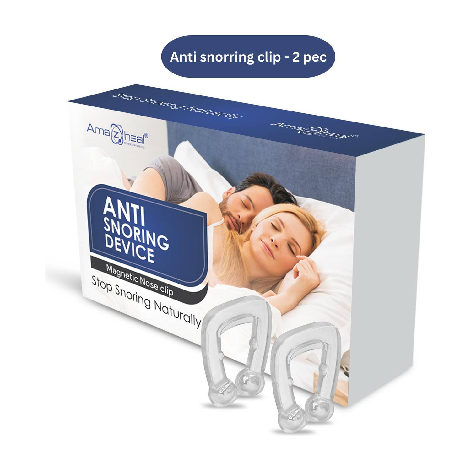 Amazheal Anti Snoring Device for Men Women Relieves Nasal Better Sleep (Pack of 1) Anti-snoring Device