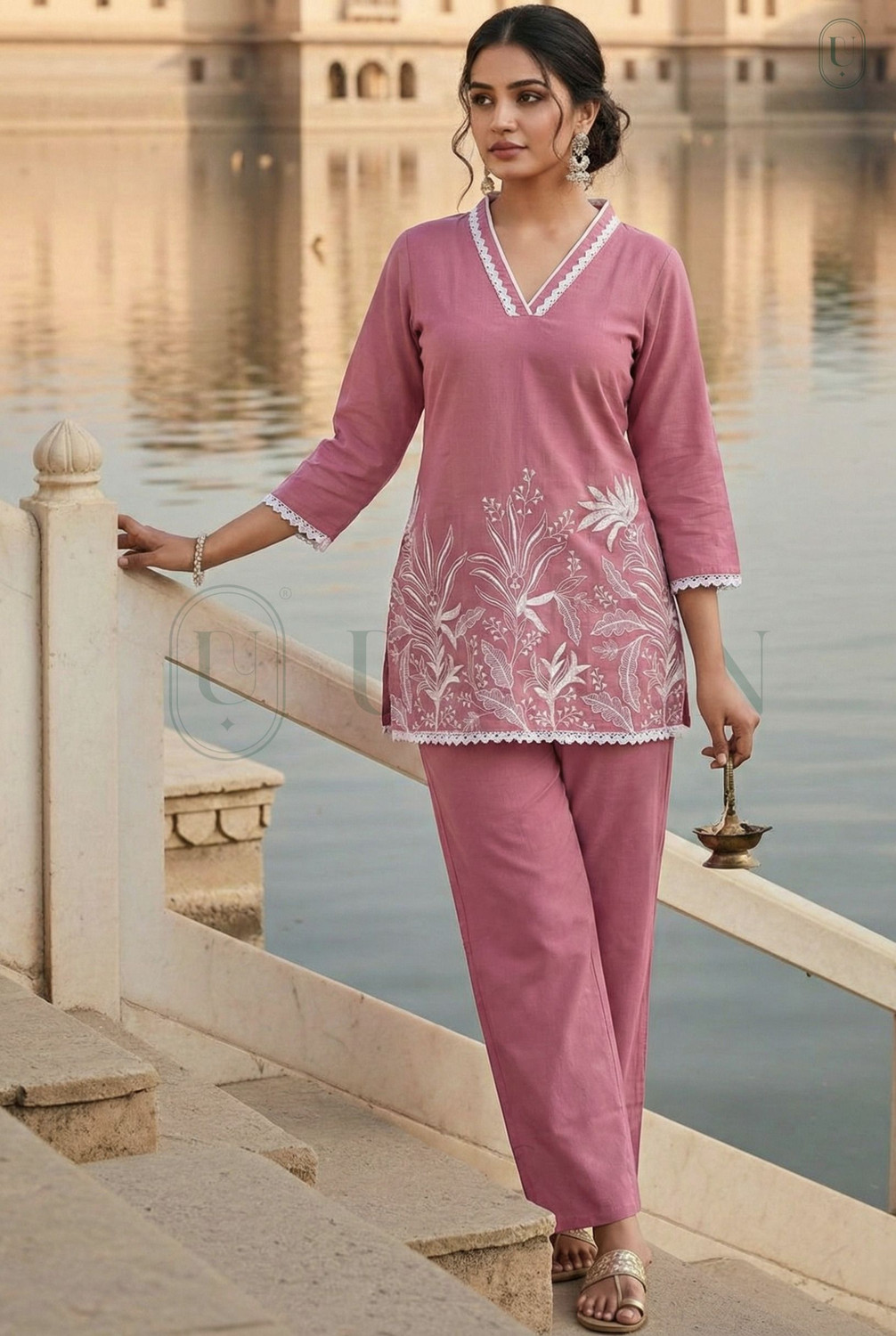 Image of mogal fashion Top Pant Co-ords Set
