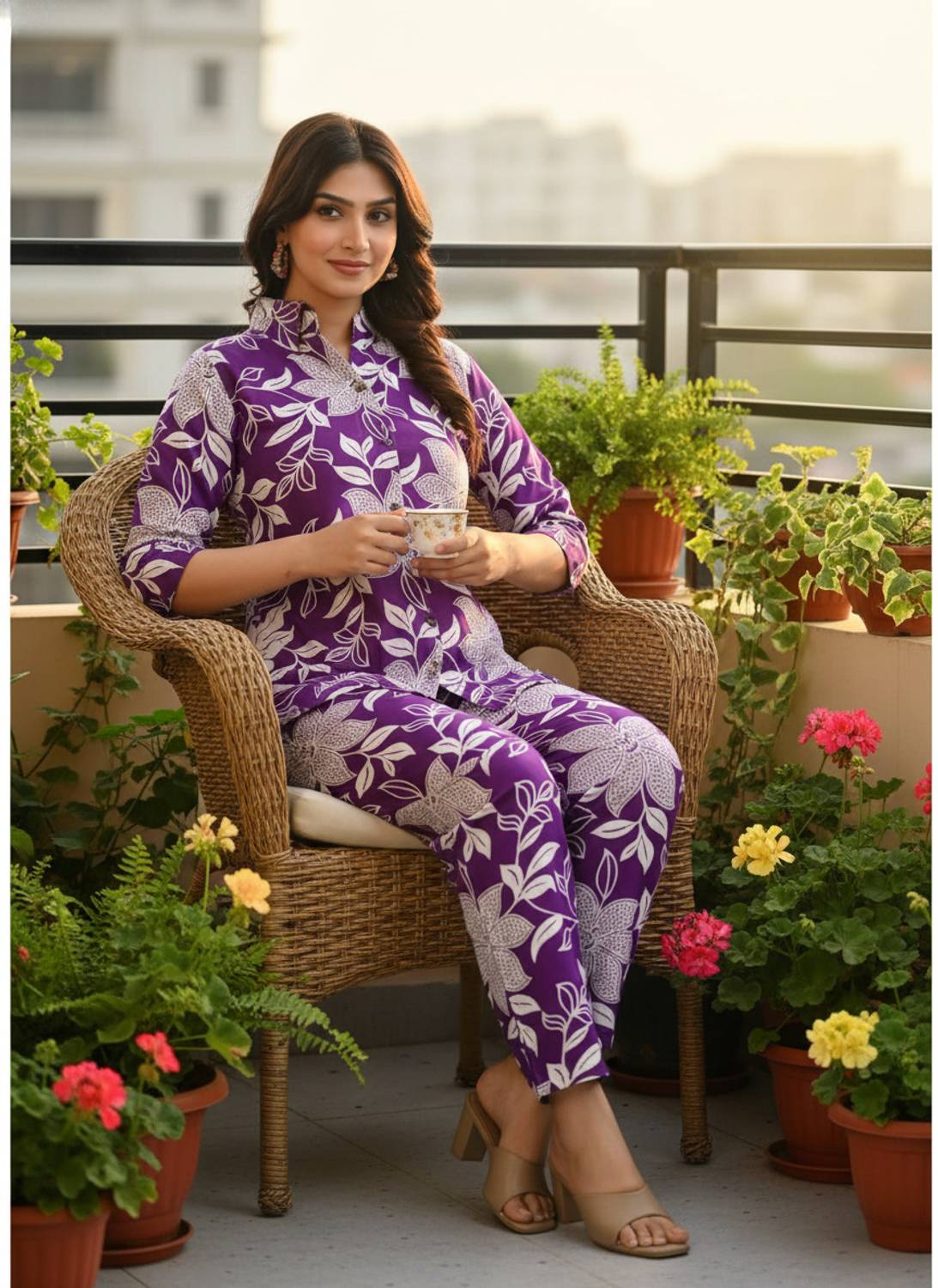 Alzara Top Pant Co-ords Set