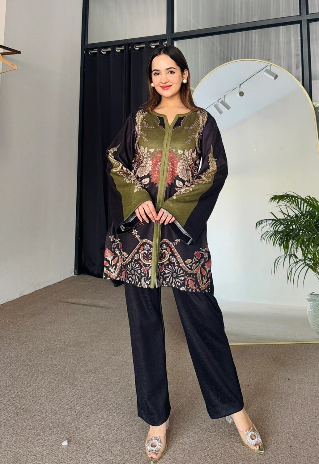 Image of HouseOfCommon Tunic Palazzos Co-ords Set