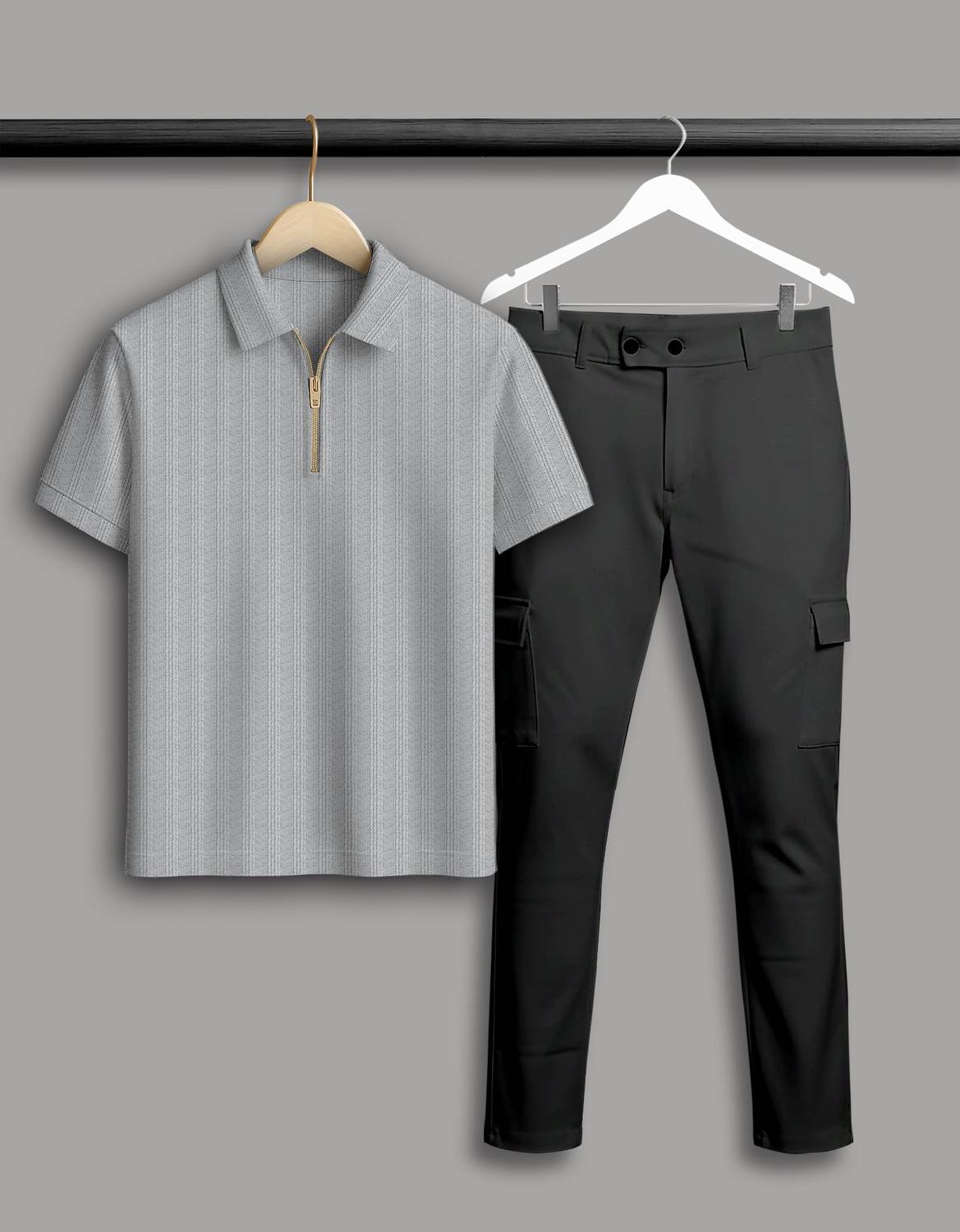 COMBRAIDED Tshirt Pant Co-ords Set - Image 1