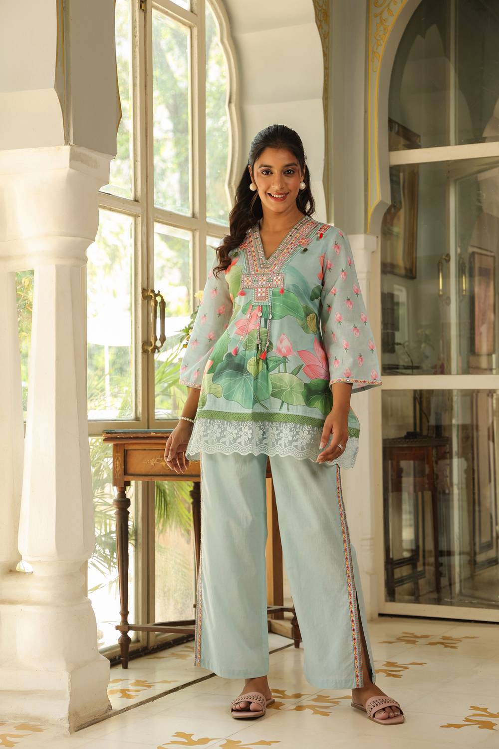 aaraas Tunic Pant Co-ords Set