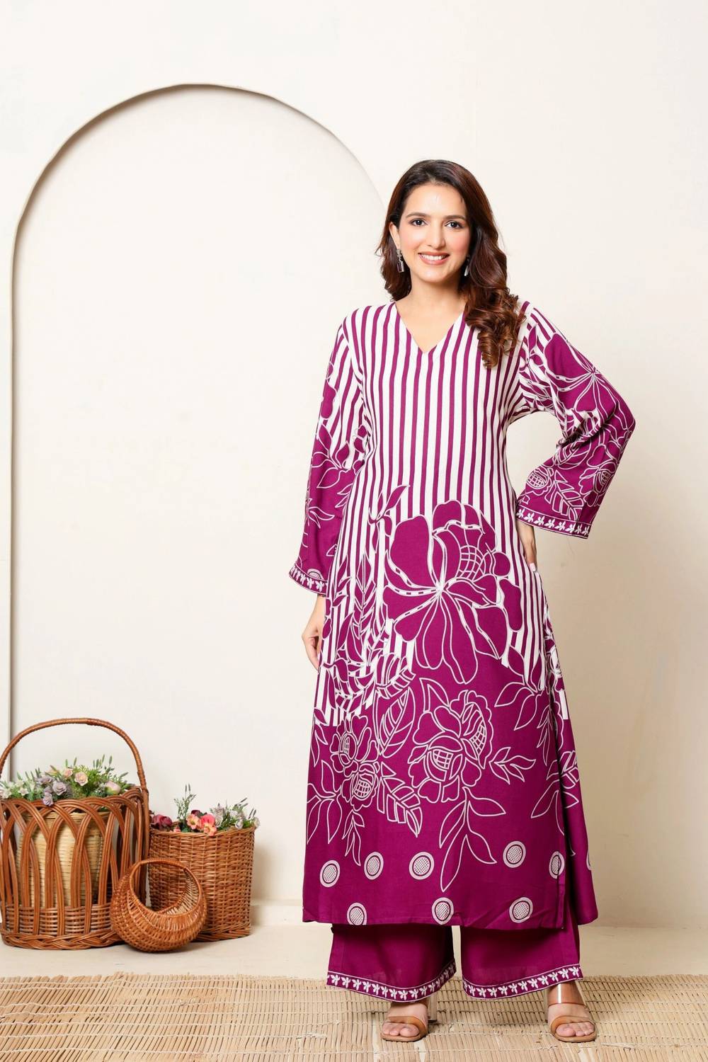 Banwaree Tunic Palazzos Co-ords Set