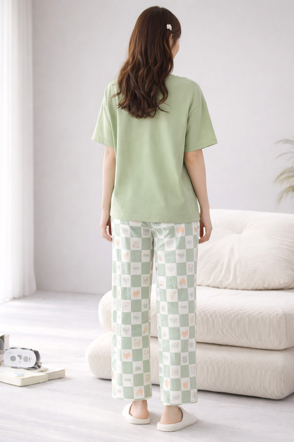 Image of BYAARA CREATION Tshirt Palazzos Co-ords Set