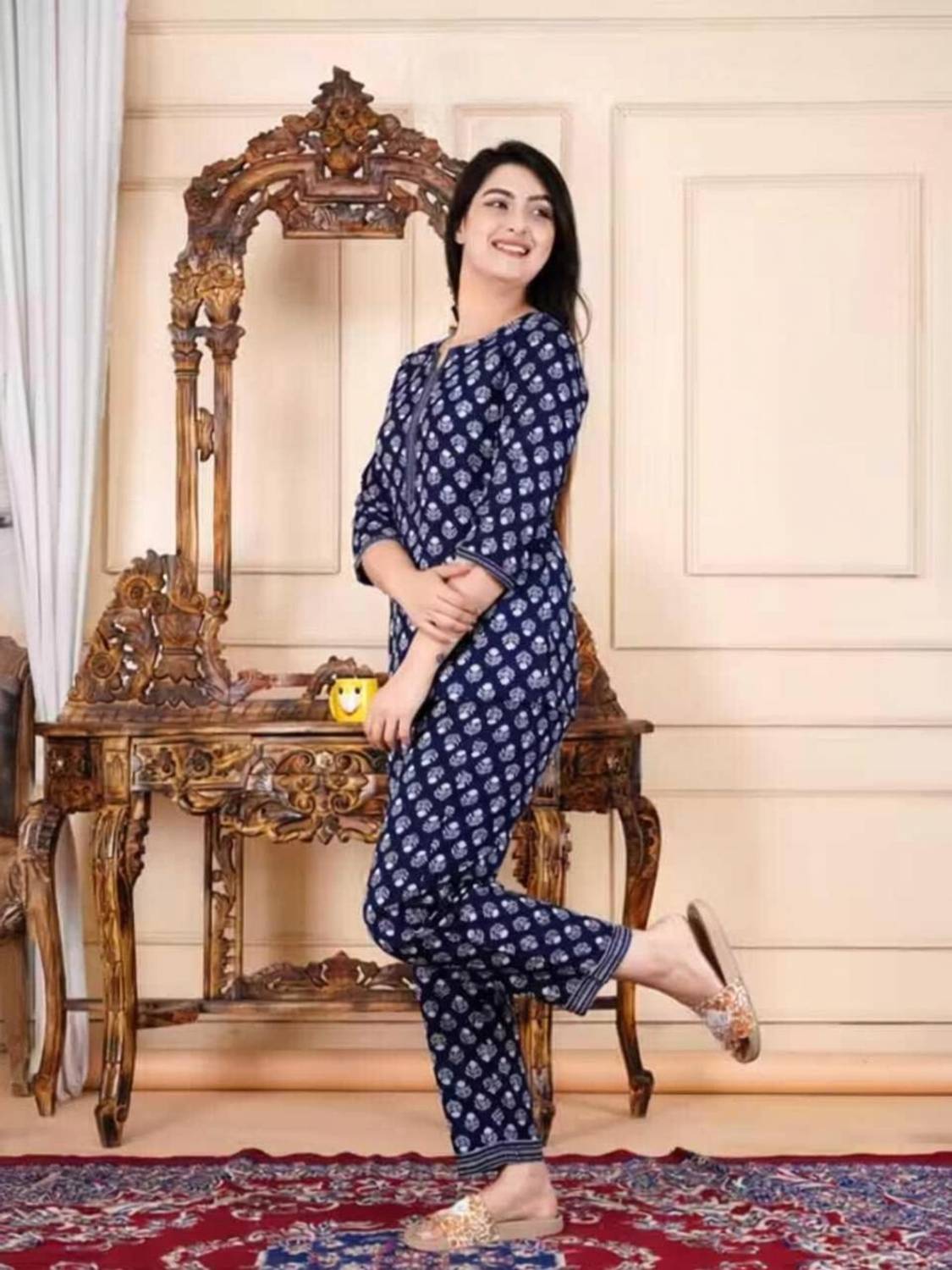 BABLITEXTILE Top Pant Co-ords Set