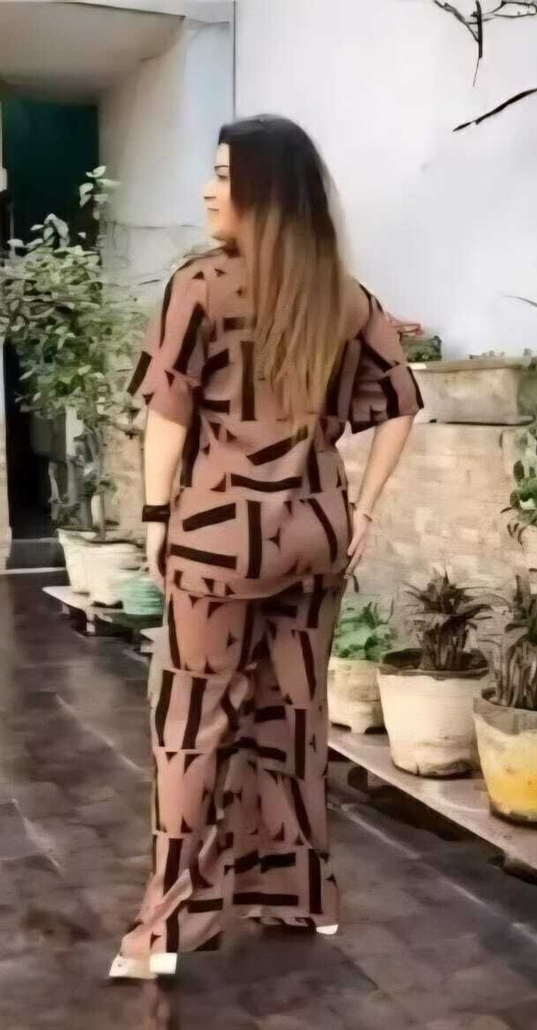 Image of shommee Shirt Palazzos Co-ords Set