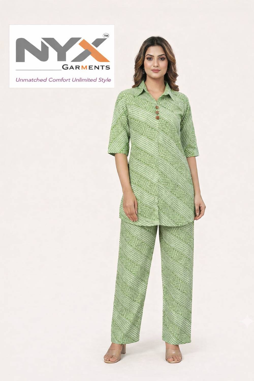 モリス　green clothing上下セット nyx garments Shirt Pant Co-ords Set Price in India - Buy nyx