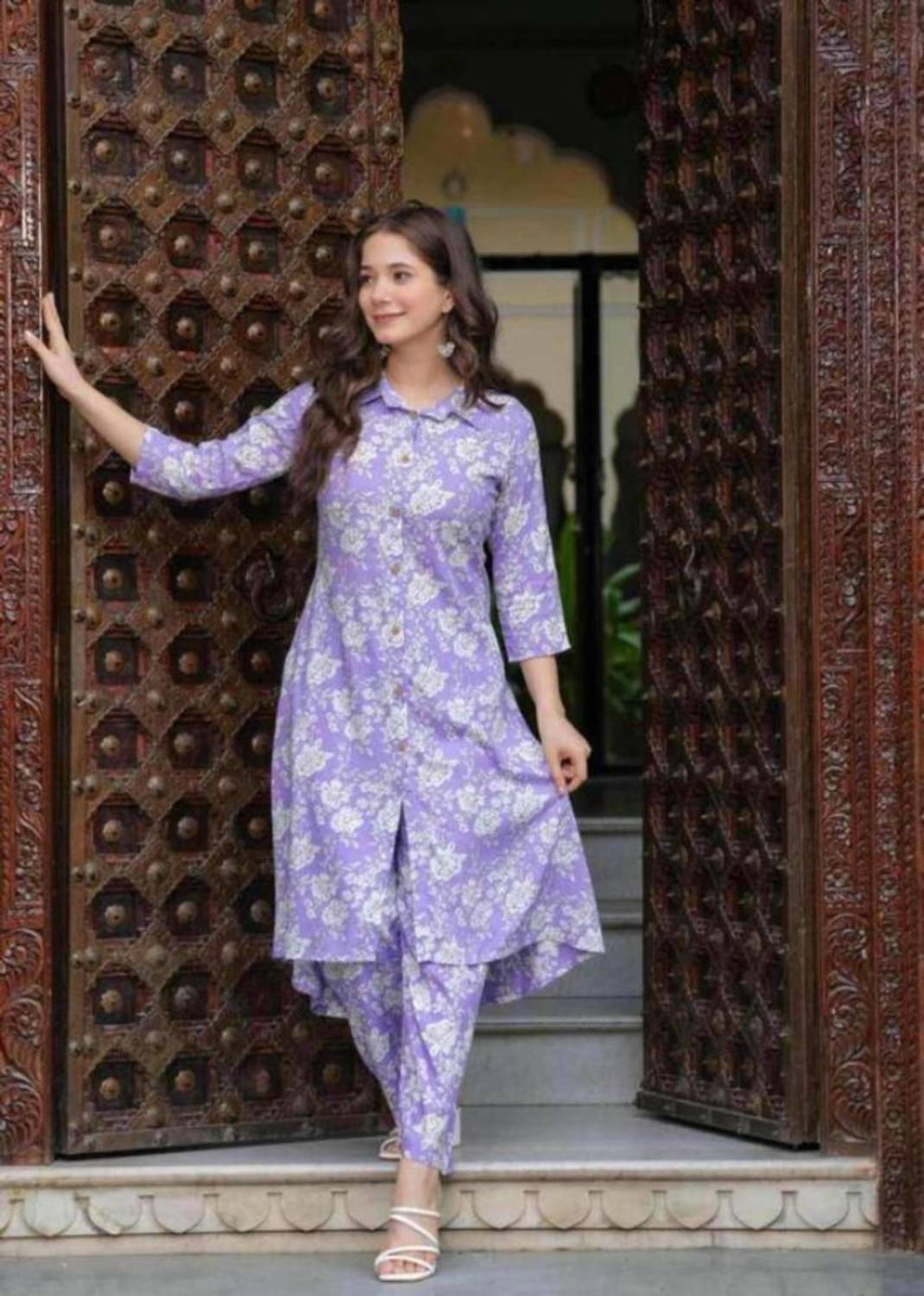 AVYCO Top Palazzos Co-ords Set