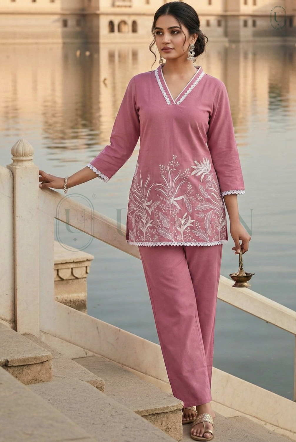 Image of mogal fashion Top Pant Co-ords Set