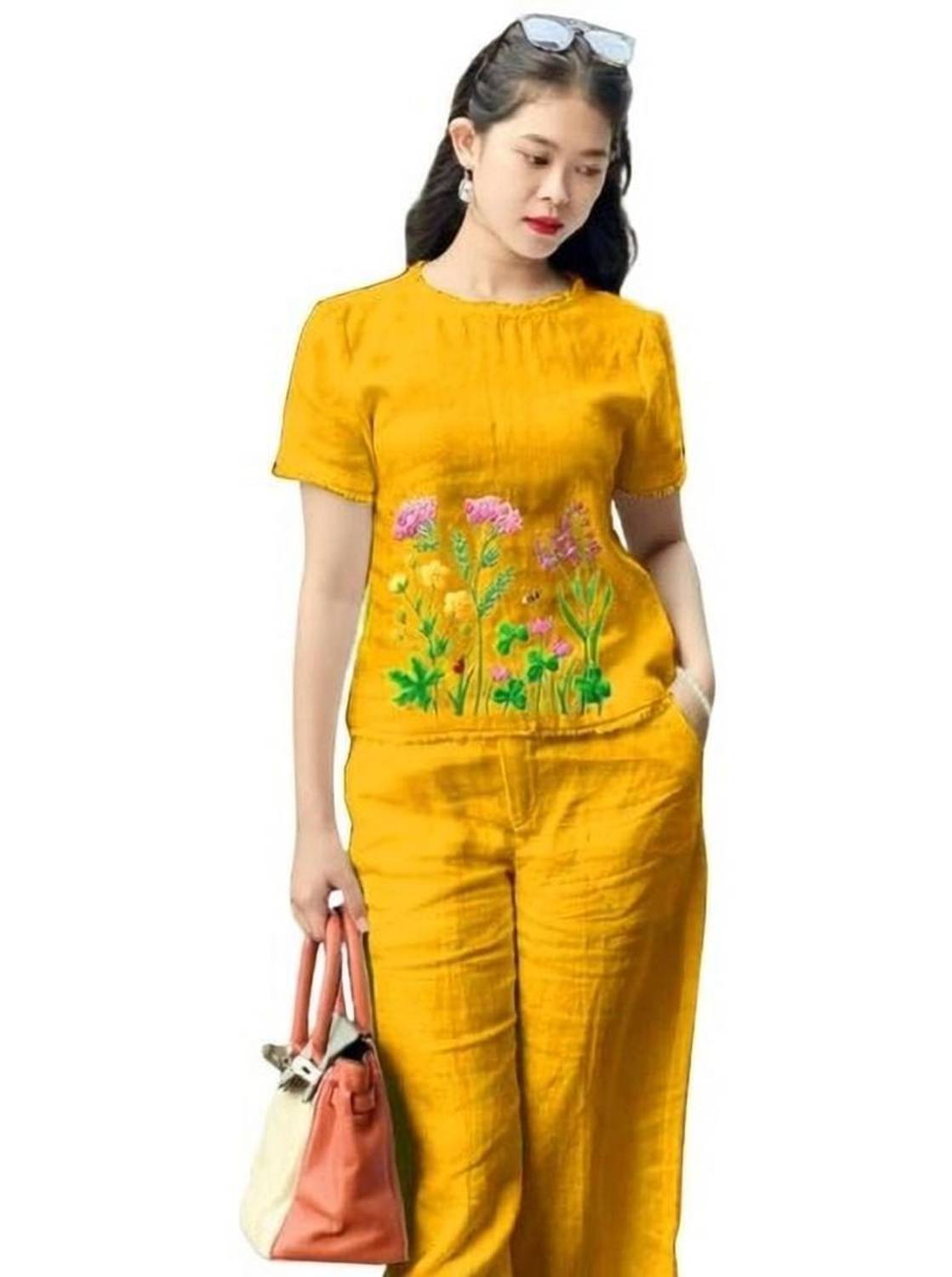 NAIDA Top Palazzos Co-ords Set