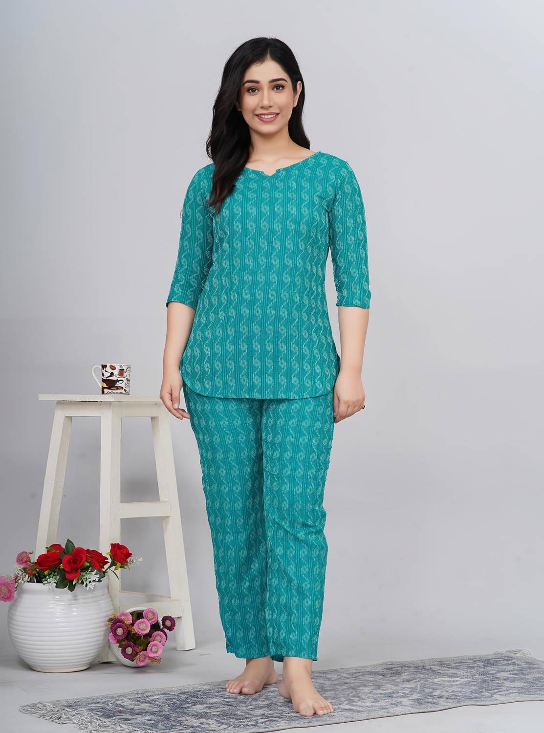 SONAVA CLUB Top Pant Co-ords Set