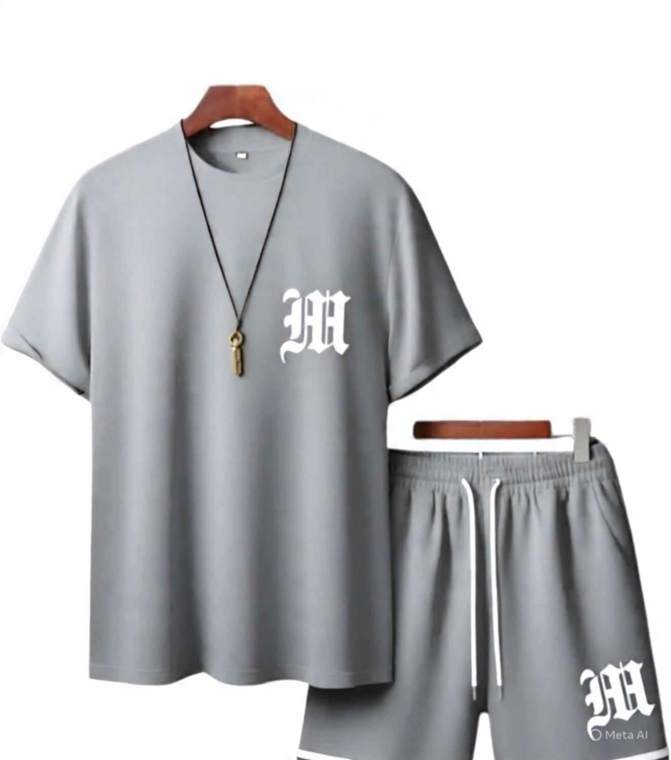 A4S Tshirt Regular Shorts Co-ords Set