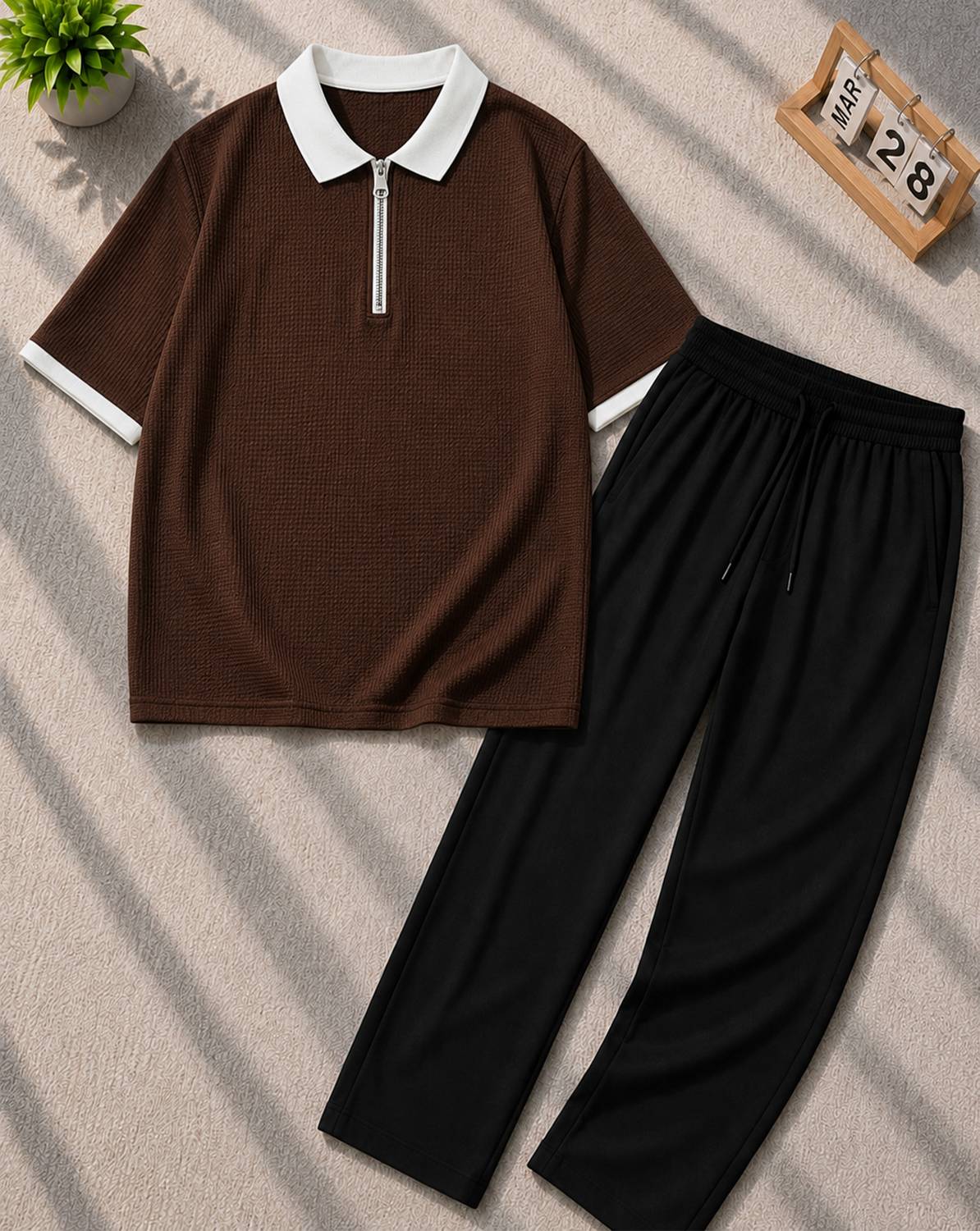 ENITOR Tshirt Pant Co-ords Set - Image 1